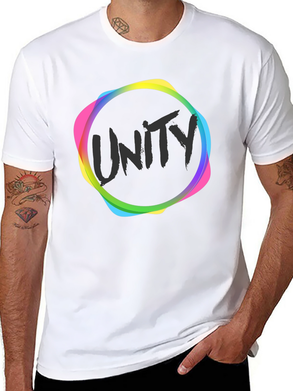 Unity Graphic Black T-Shirt