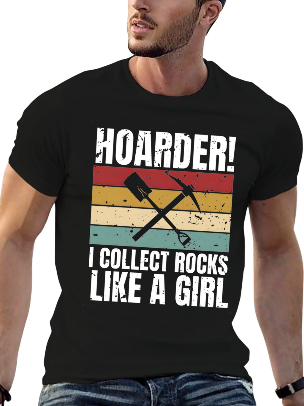 Hoarder I Collect Rocks Like A Girl T-Shirt
