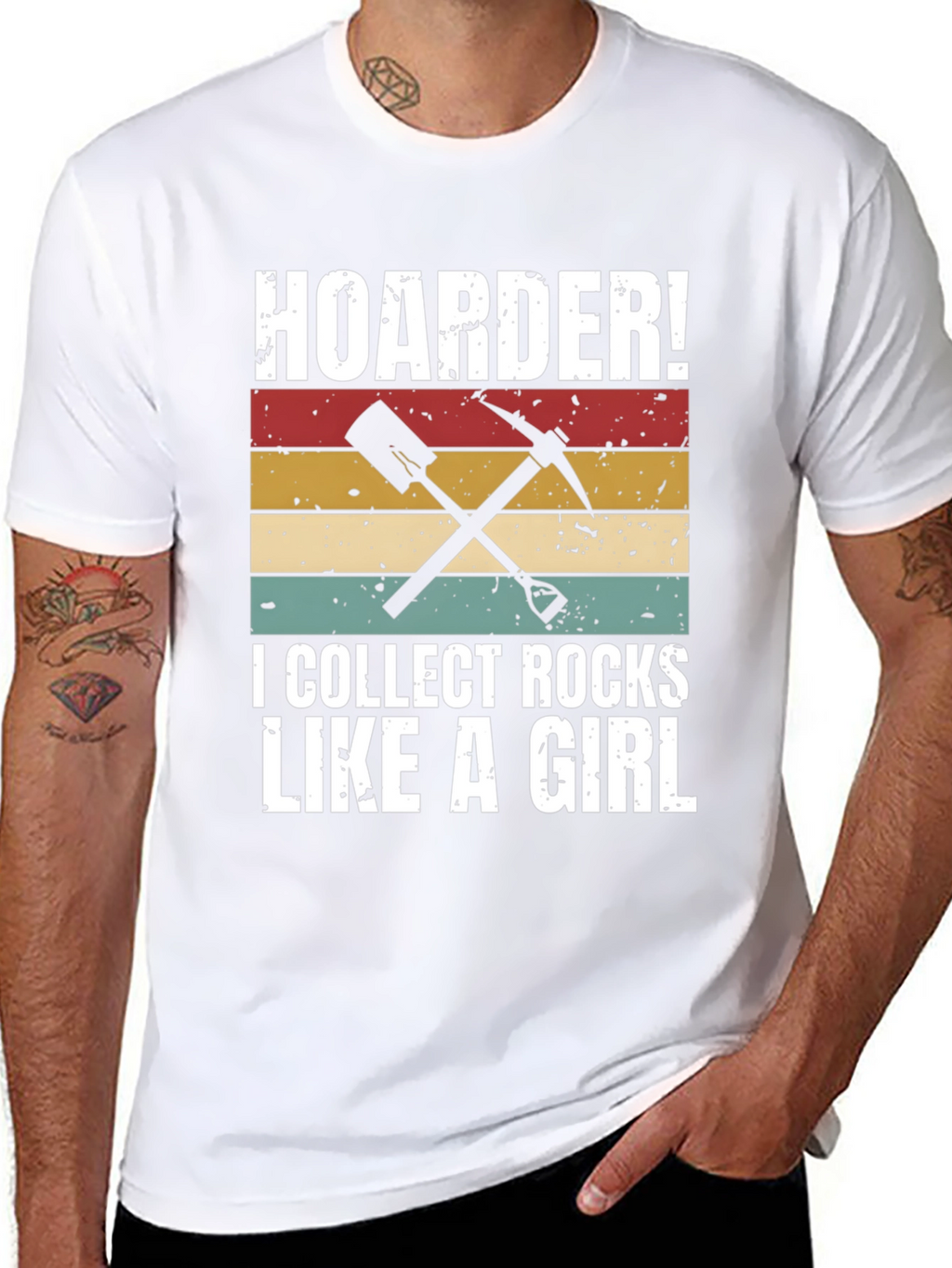 Hoarder I Collect Rocks Like A Girl T-Shirt