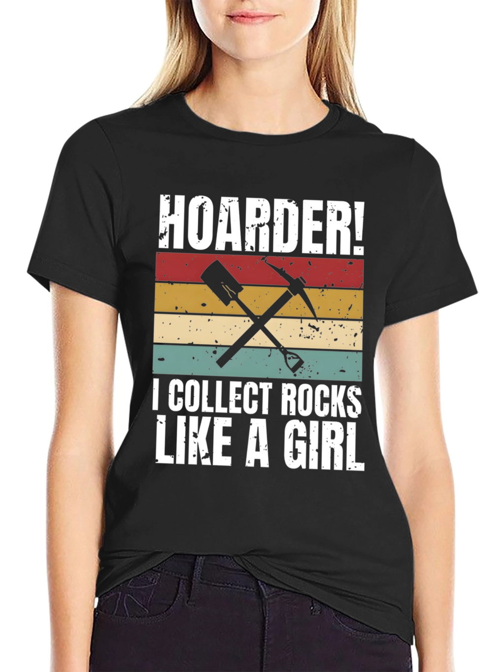 Hoarder I Collect Rocks Like A Girl T-Shirt