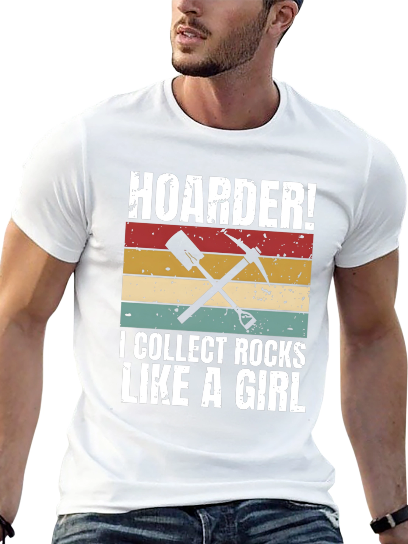 Hoarder I Collect Rocks Like A Girl T-Shirt