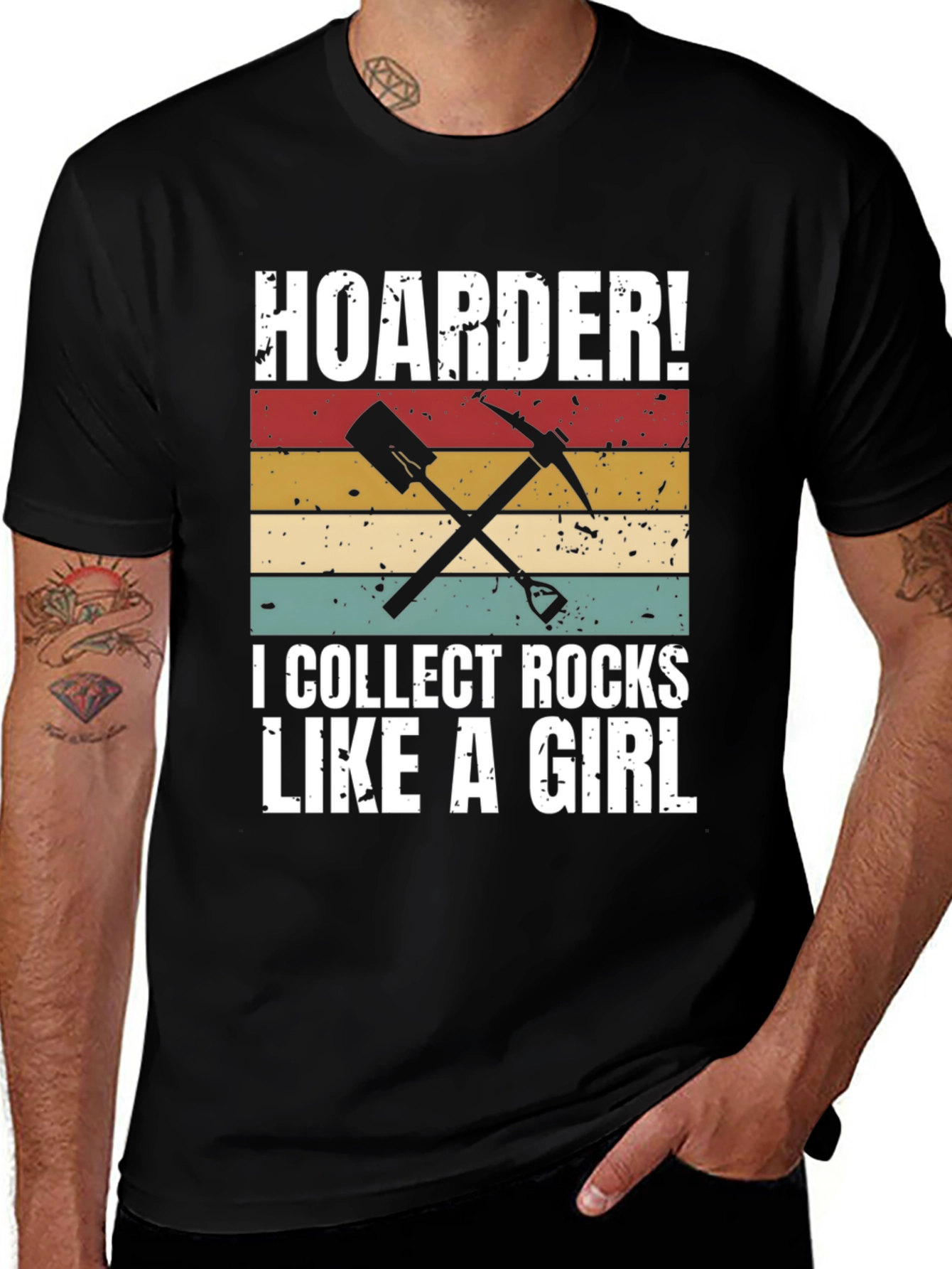 Hoarder I Collect Rocks Like A Girl T-Shirt