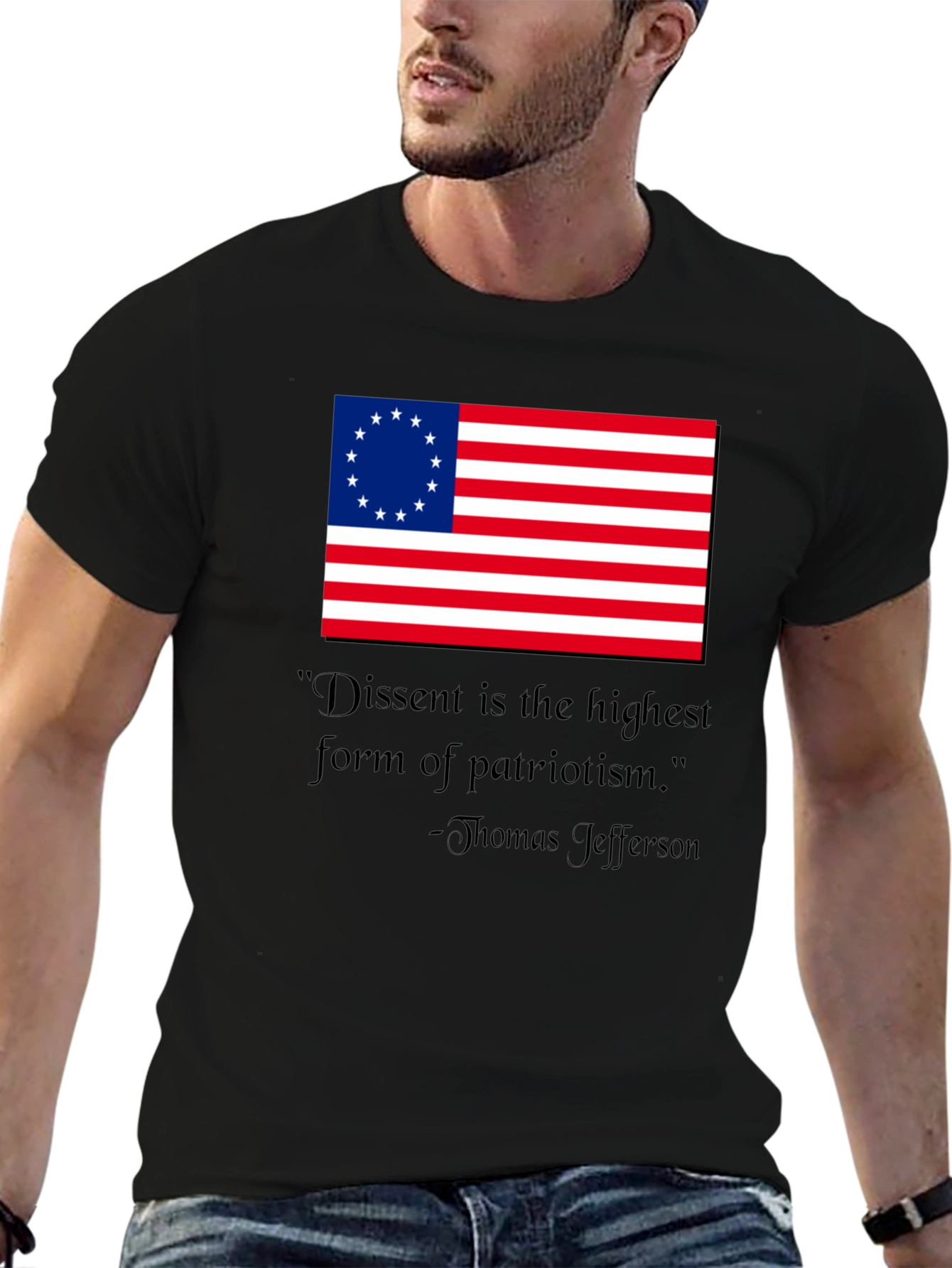 Patriotic Betsy Ross Flag T-Shirt