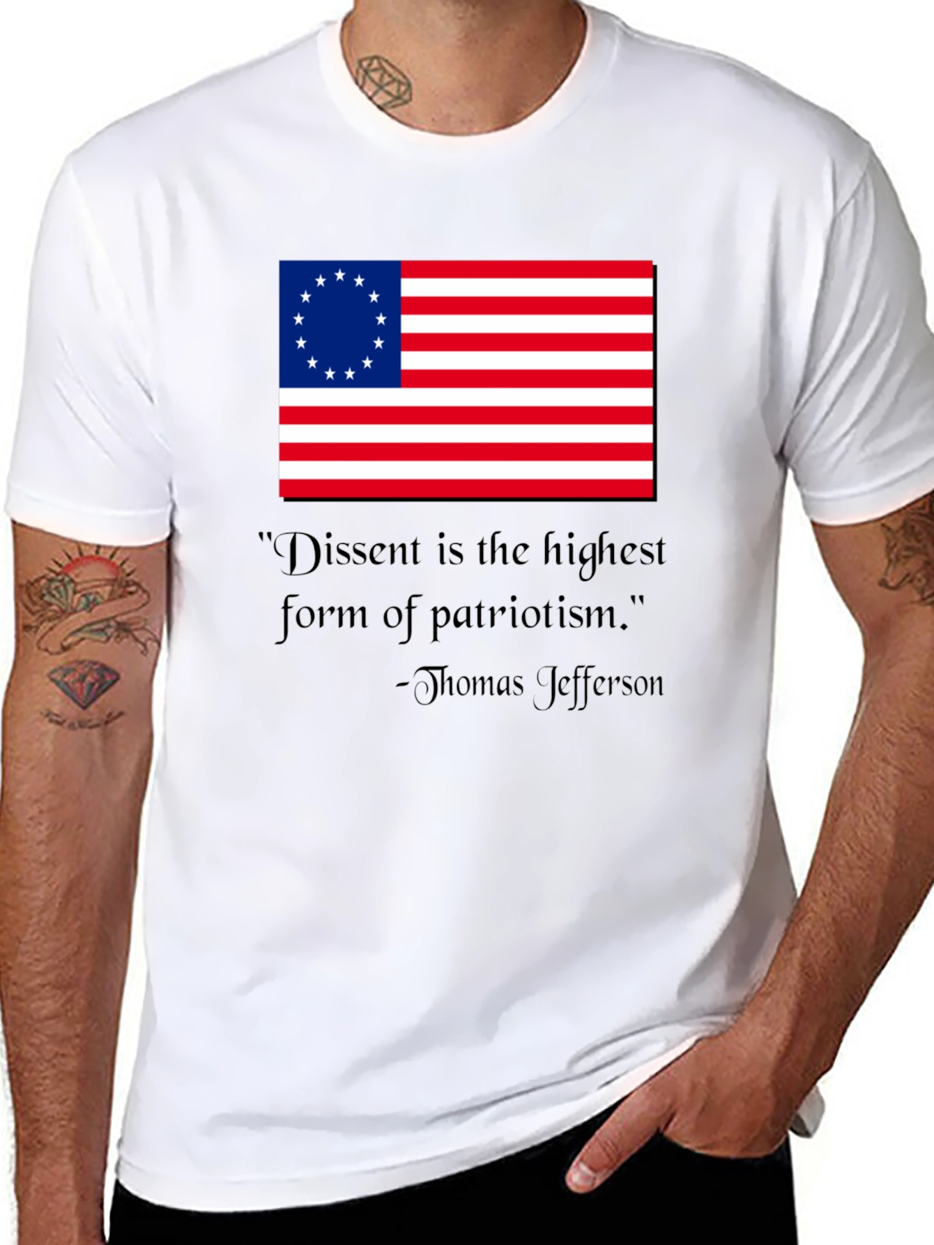 Patriotic Betsy Ross Flag T-Shirt