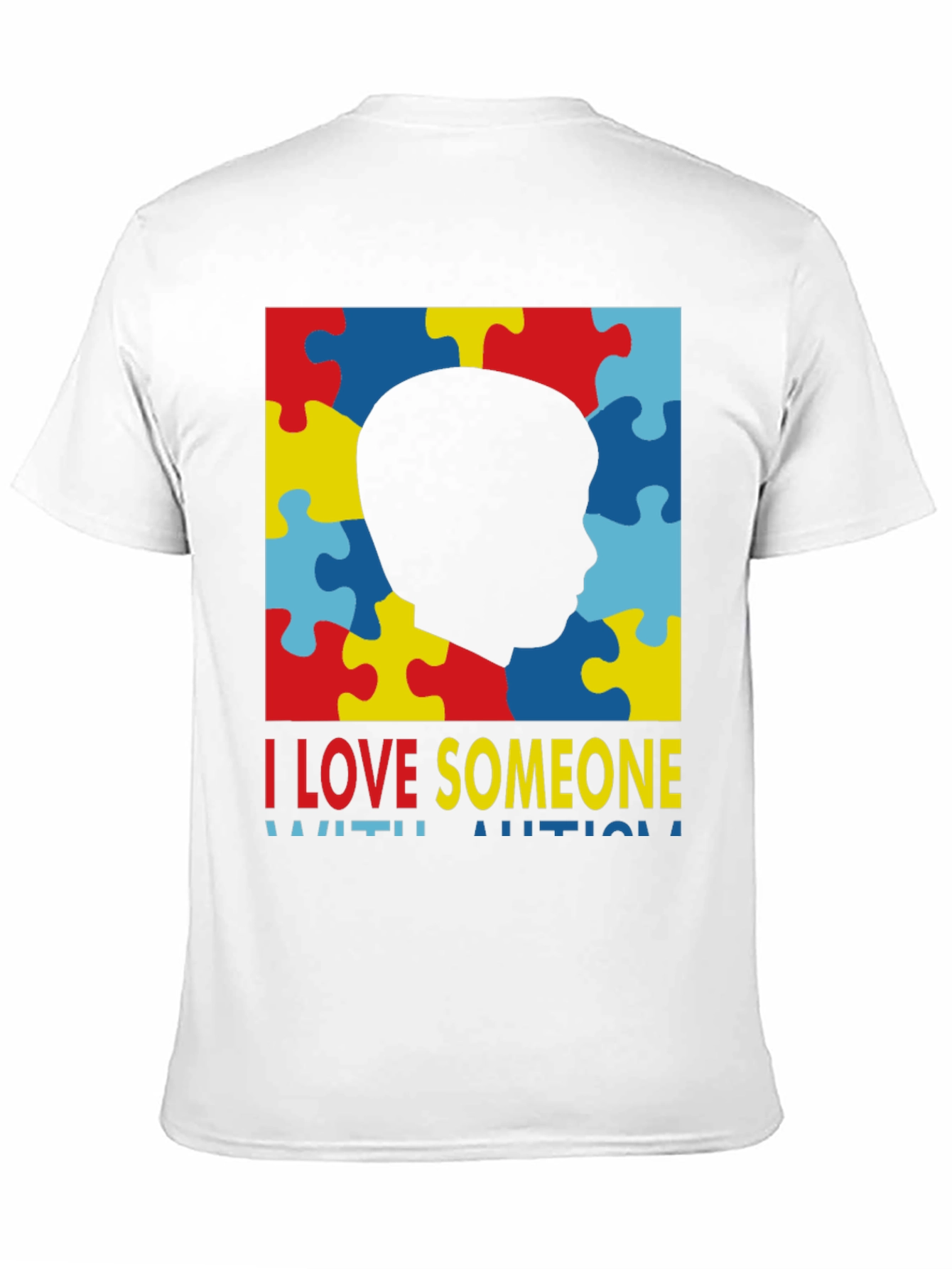 Autism Awareness T-Shirt - I Love Someone With Autism