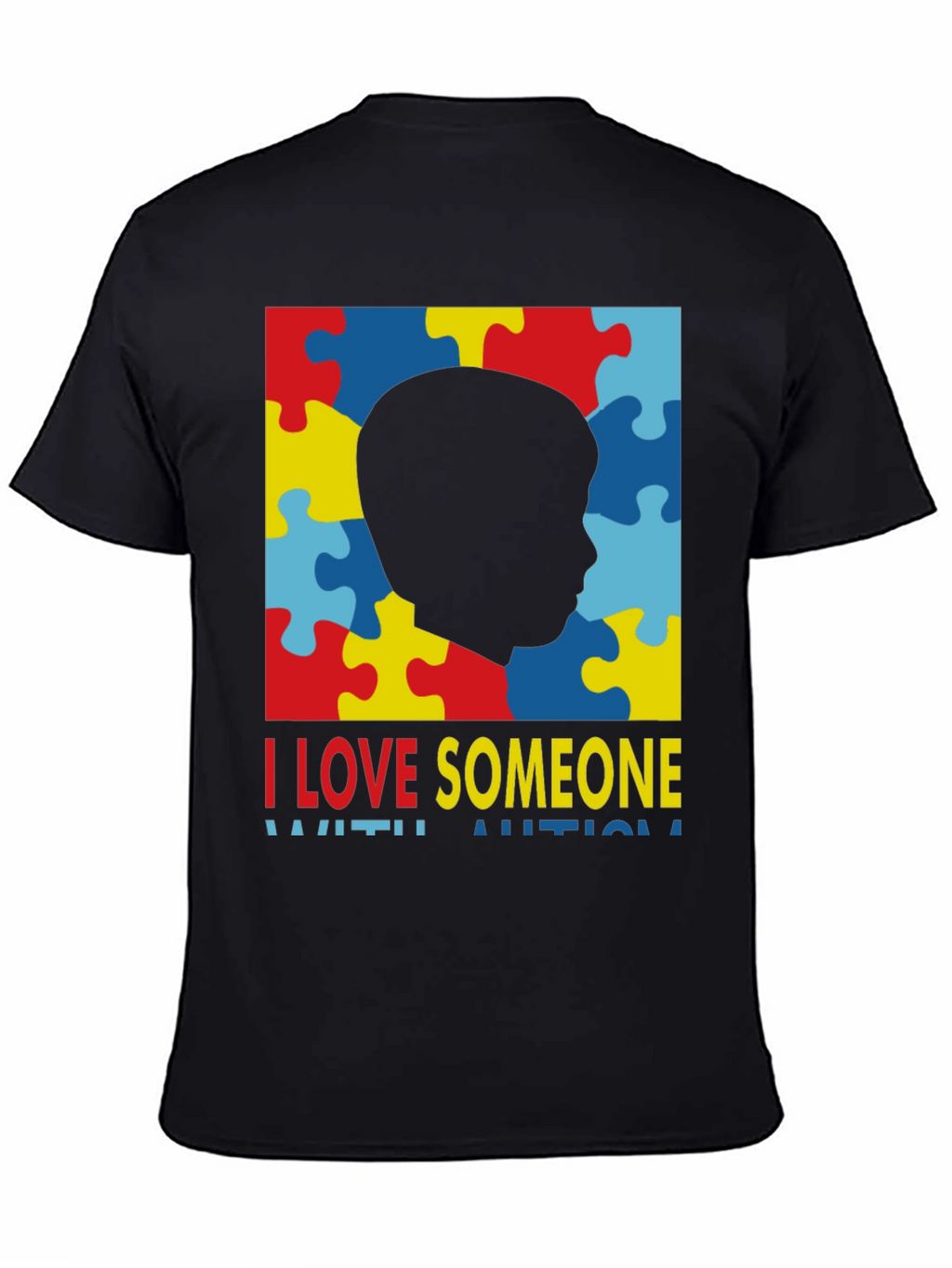 Autism Awareness T-Shirt - I Love Someone With Autism