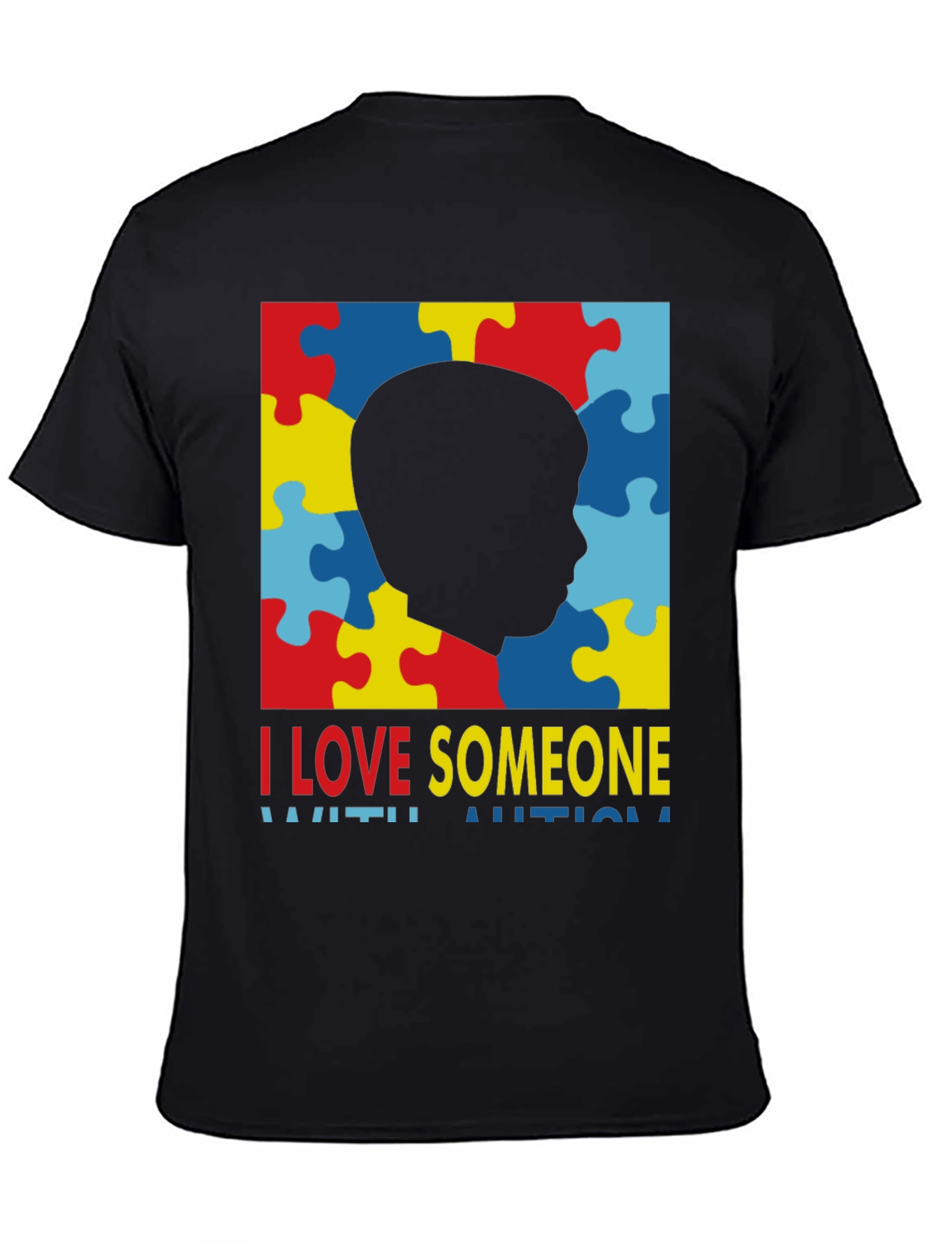 Autism Awareness T-Shirt - I Love Someone With Autism