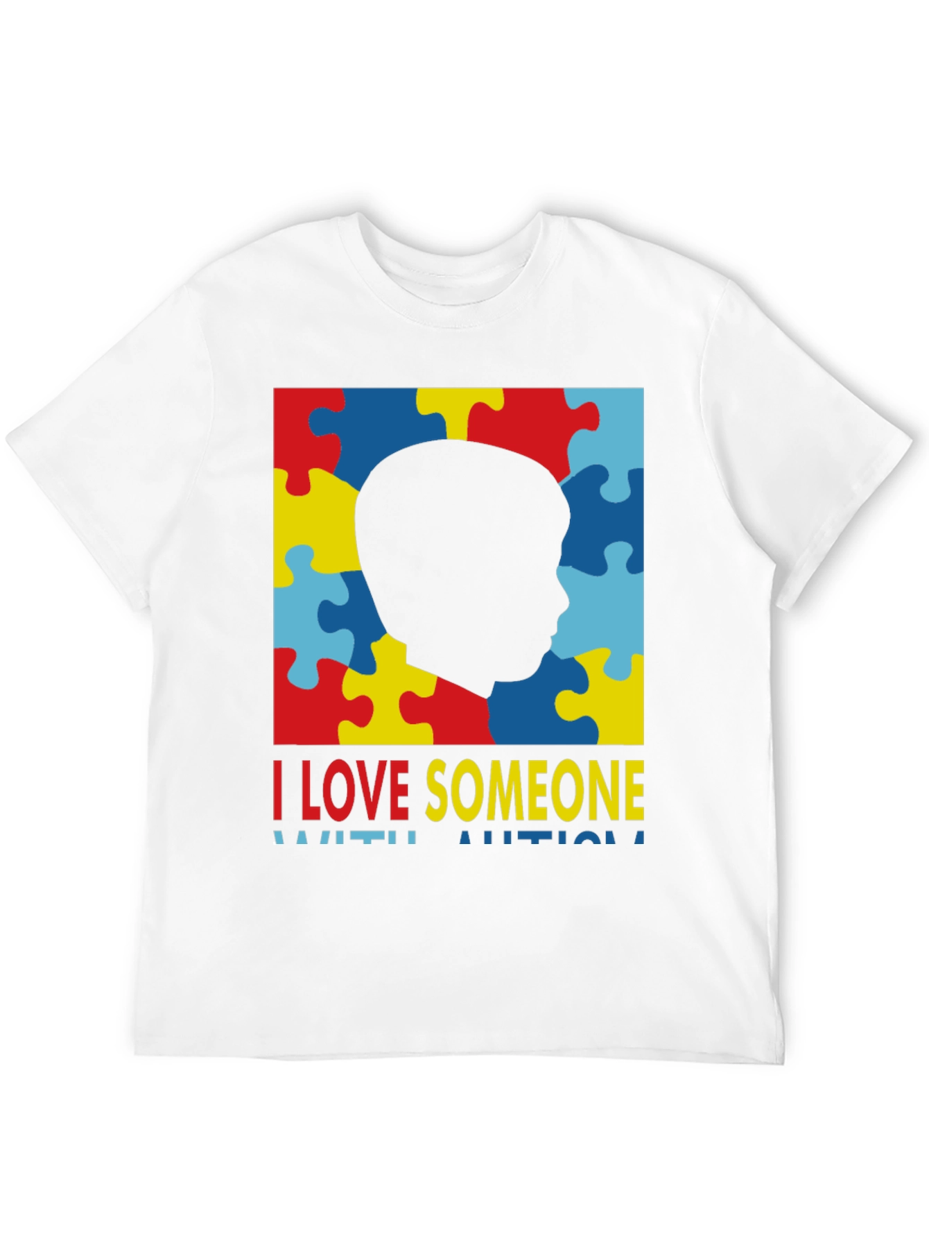 Autism Awareness T-Shirt - I Love Someone With Autism
