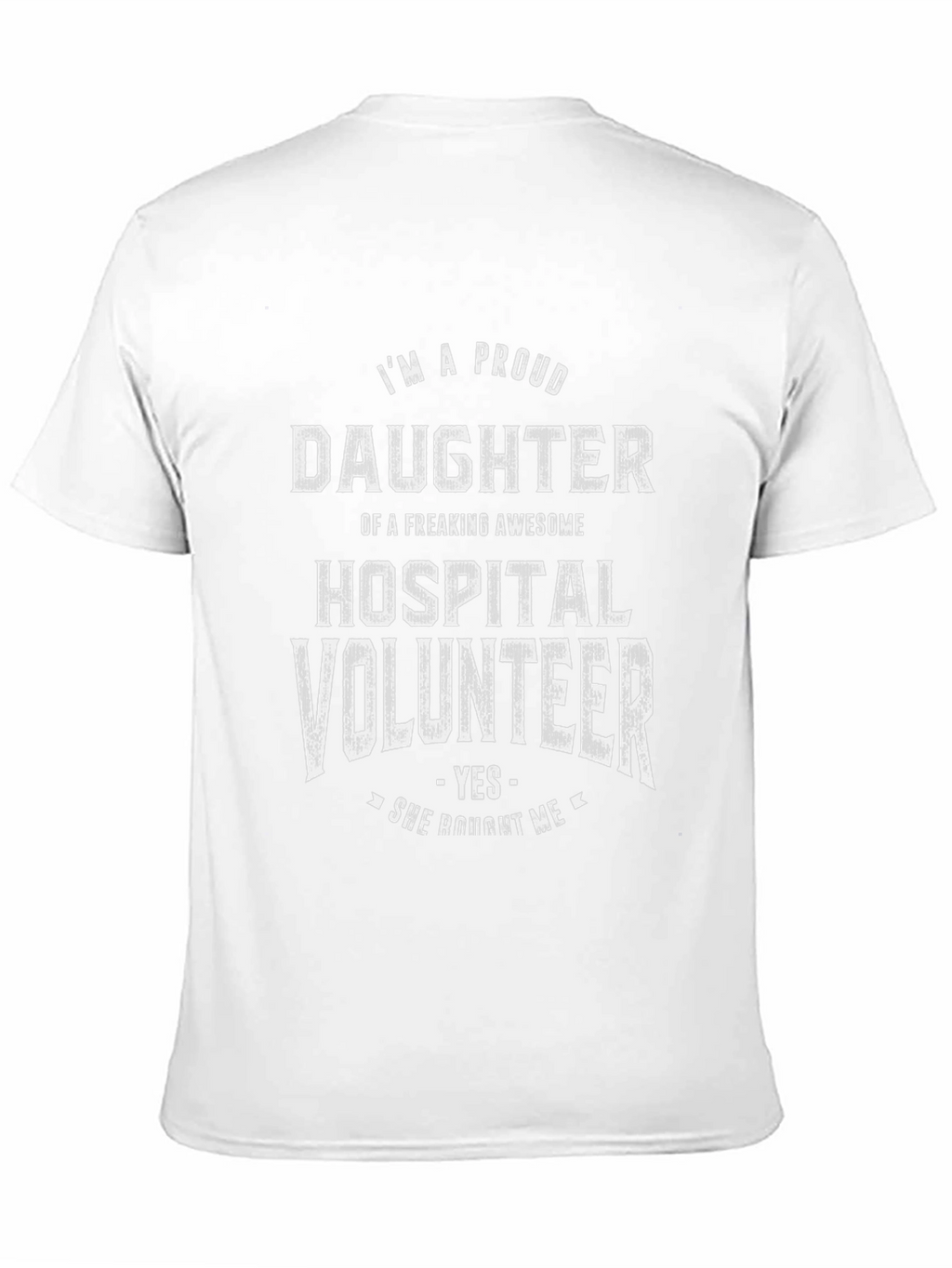 Proud Daughter Hospital Volunteer Graphic Tee