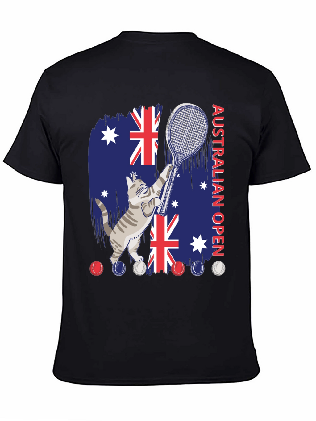 Australian Open Cat Tennis T-Shirt