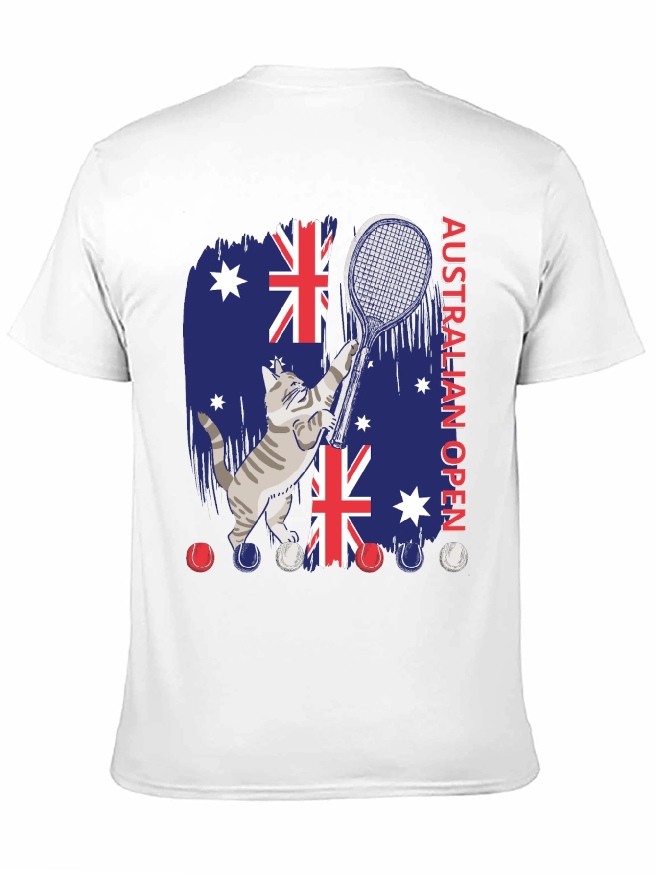 Australian Open Cat Tennis T-Shirt
