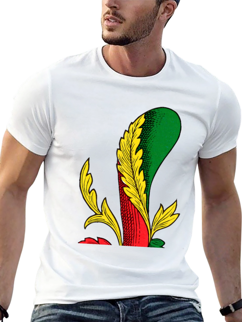 Unique Playing Card Suit Graphic Tee