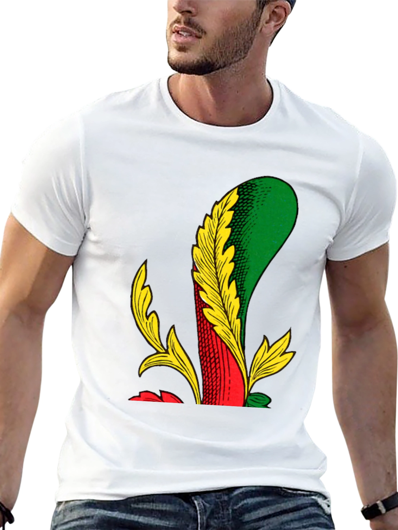 Unique Playing Card Suit Graphic Tee
