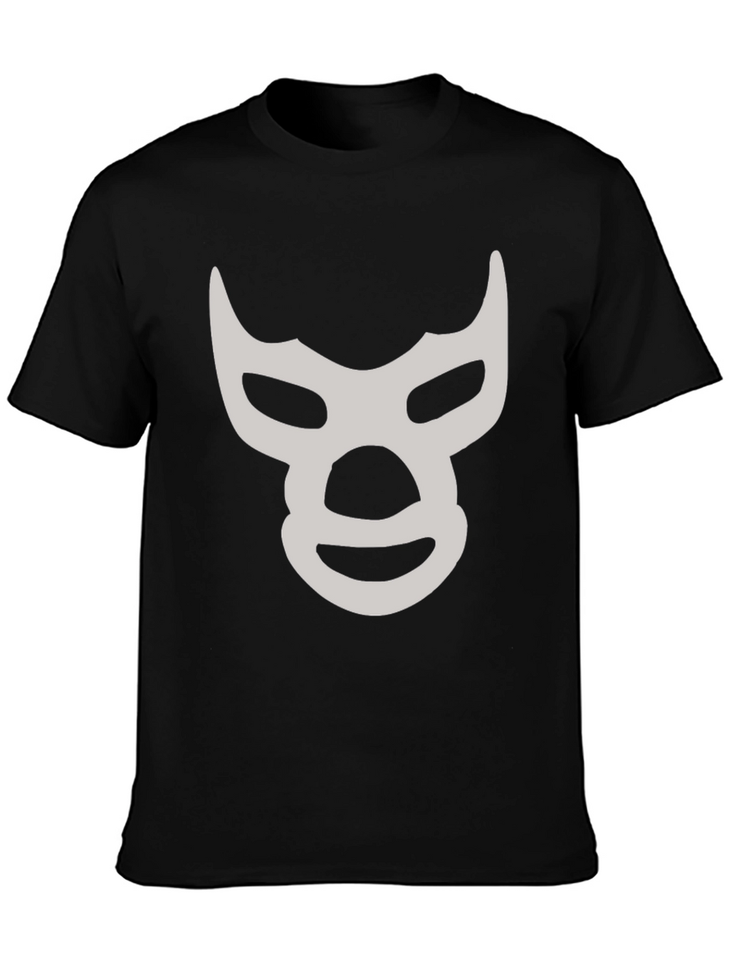 Lucha Libre Mask Graphic T-Shirt - Black