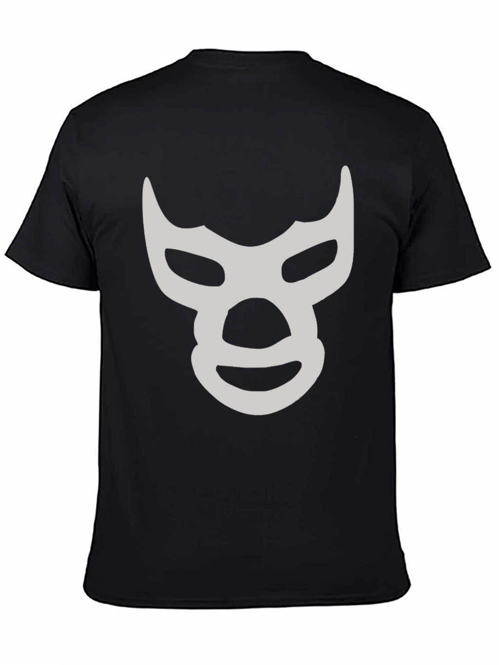 Lucha Libre Mask Graphic T-Shirt - Black