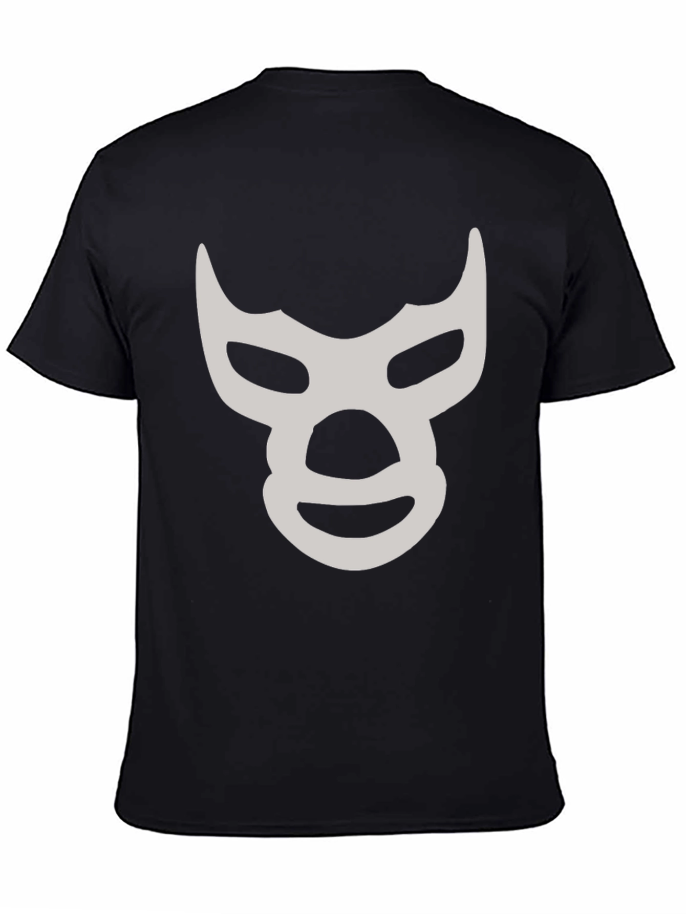 Lucha Libre Mask Graphic T-Shirt - Black