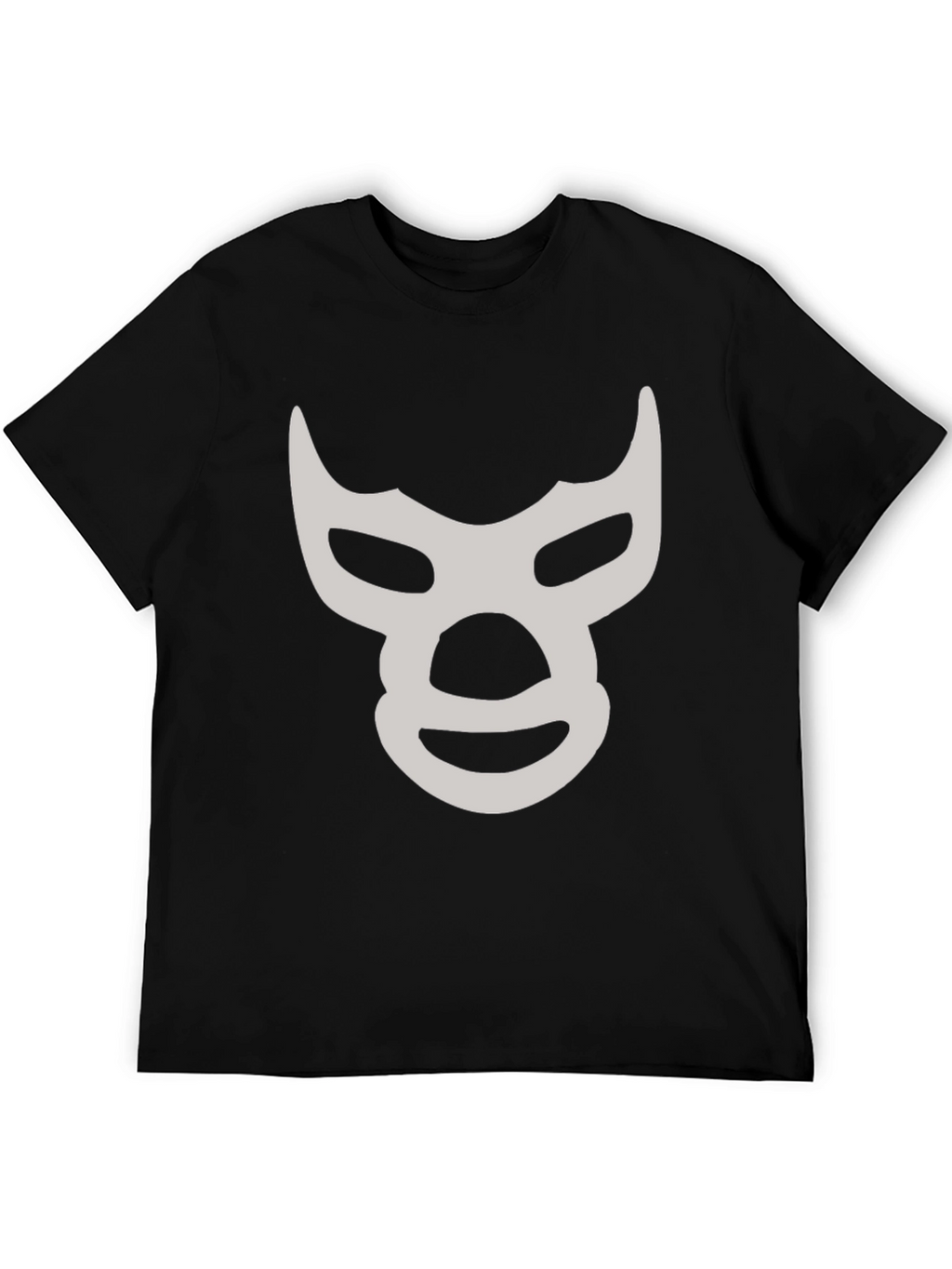 Lucha Libre Mask Graphic T-Shirt - Black