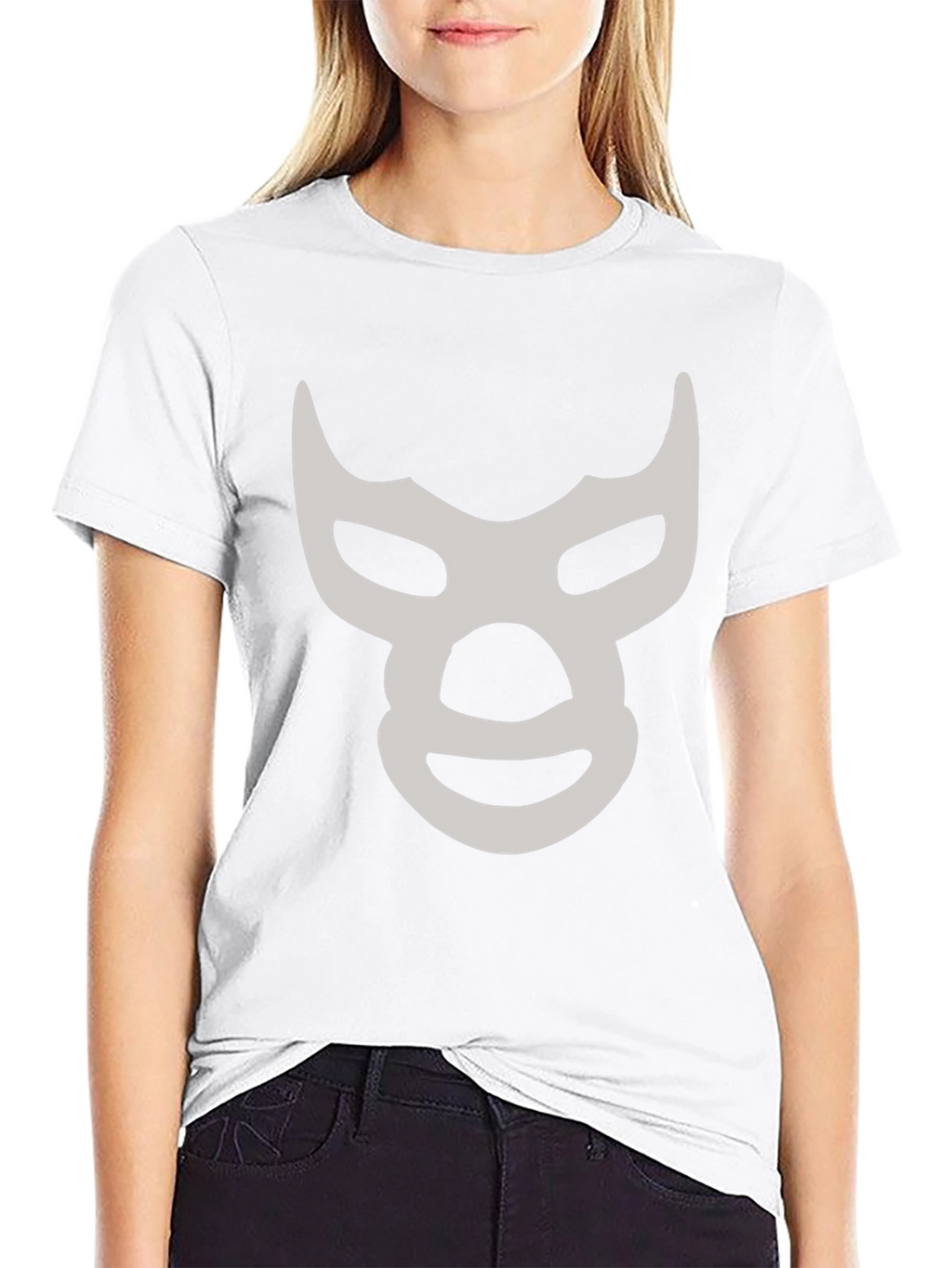 Lucha Libre Mask Graphic T-Shirt - Black