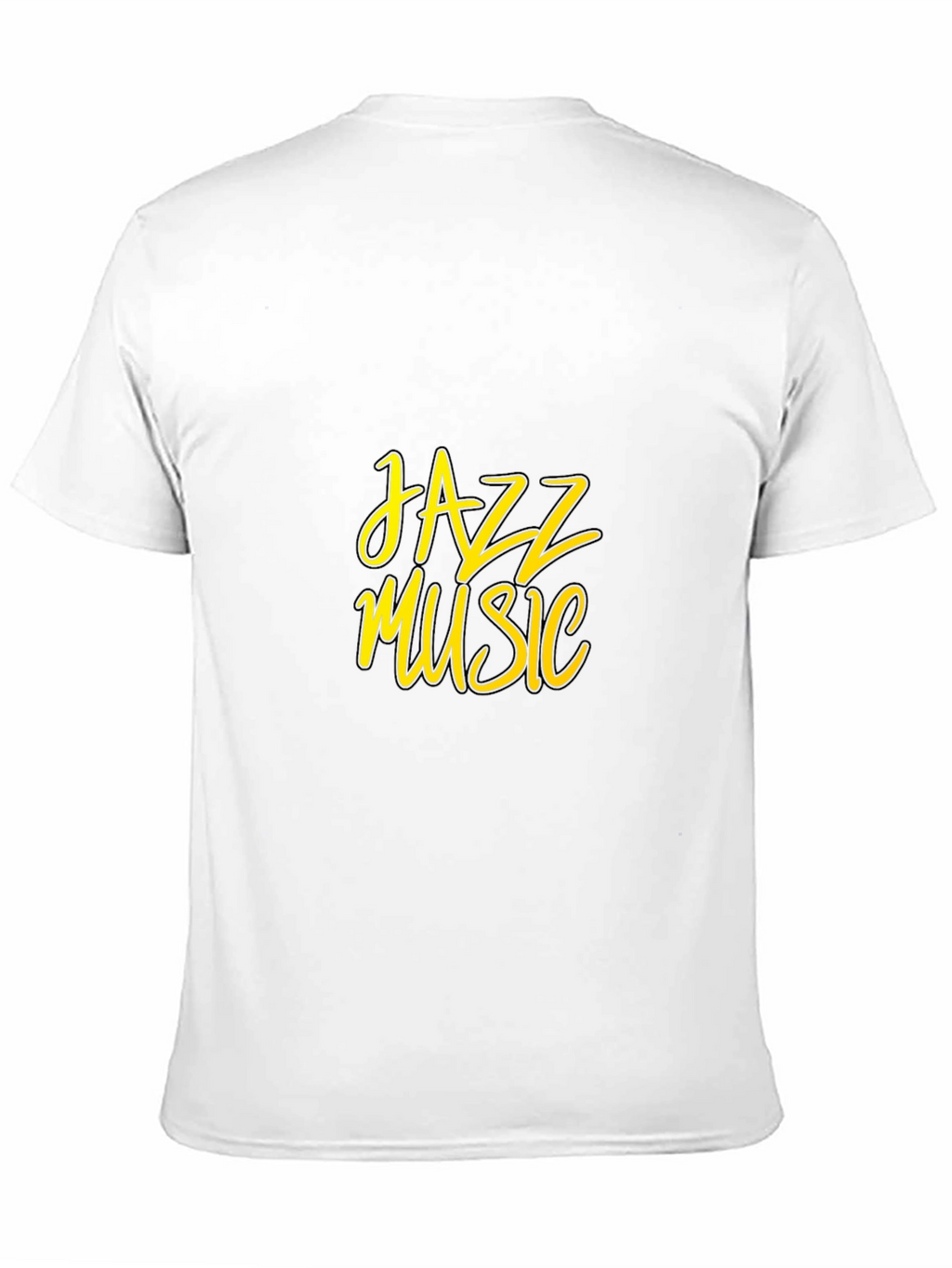 Jazz Music Graphic Tee - Black Cotton T-Shirt