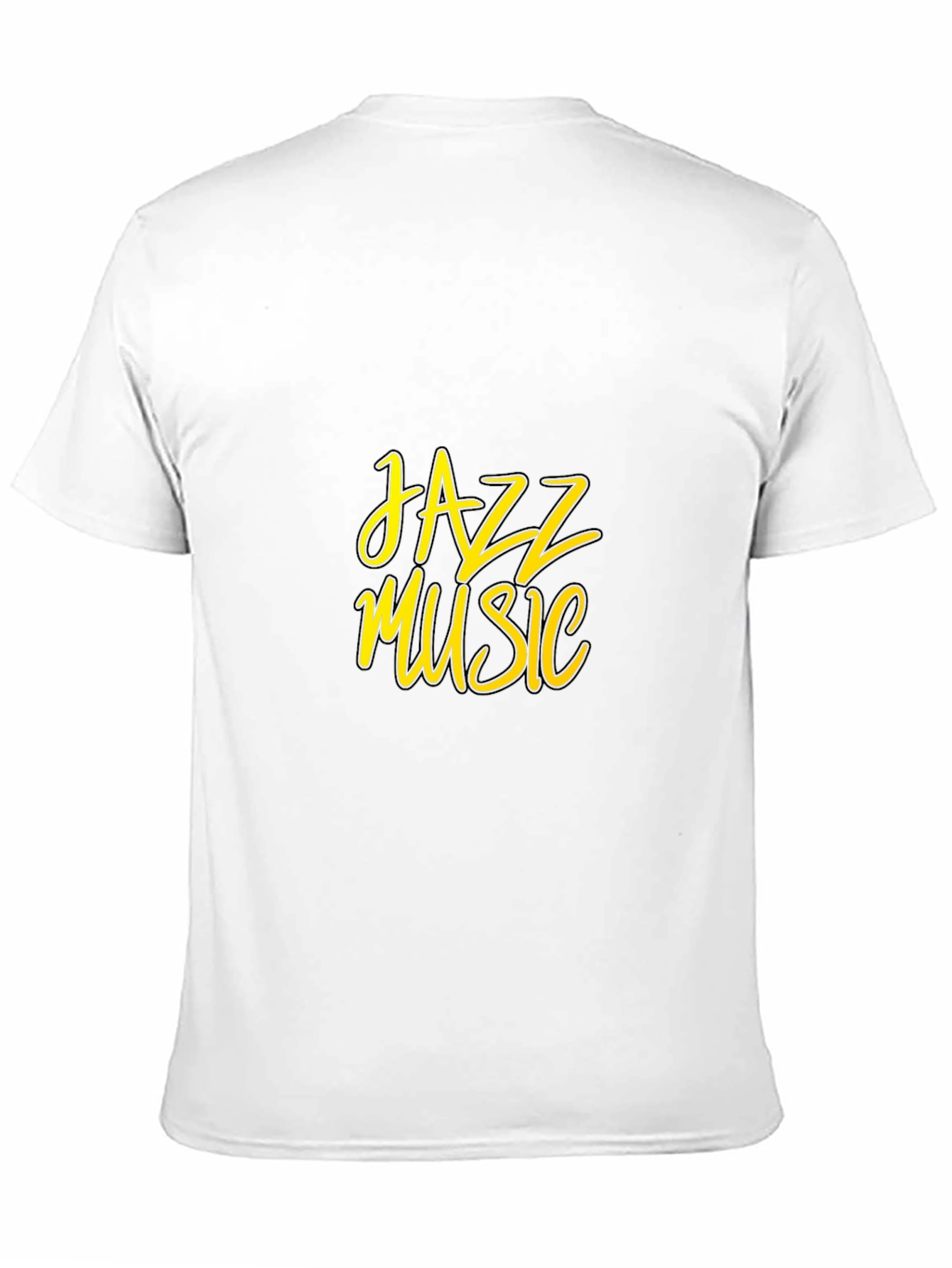Jazz Music Graphic Tee - Black Cotton T-Shirt