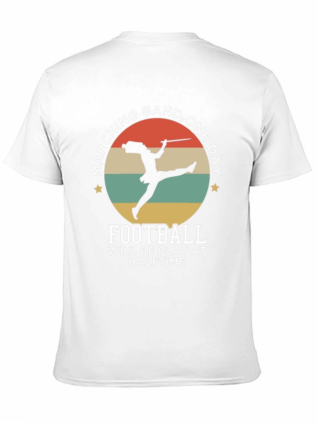 Marching Band One Day Football T-Shirt