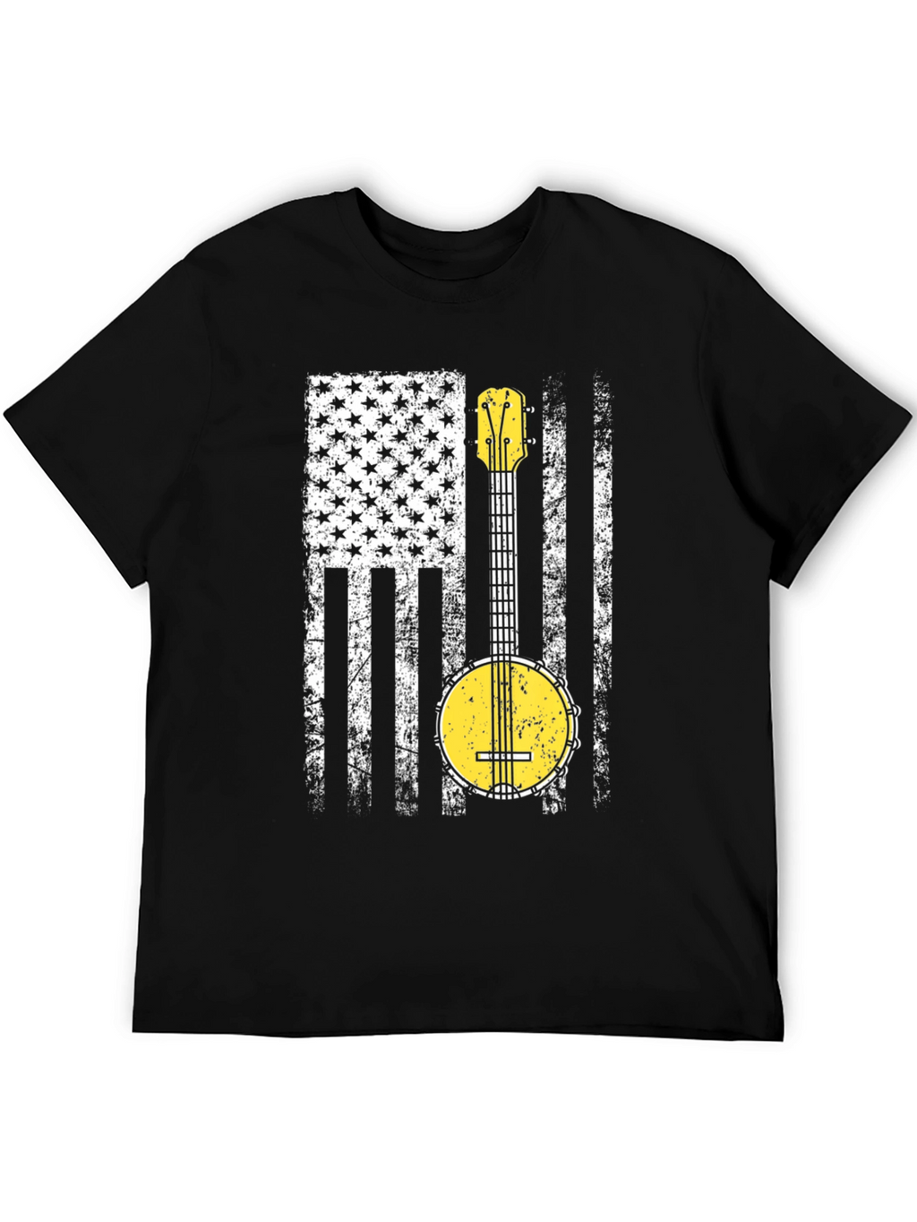 Banjo USA Flag T-Shirt