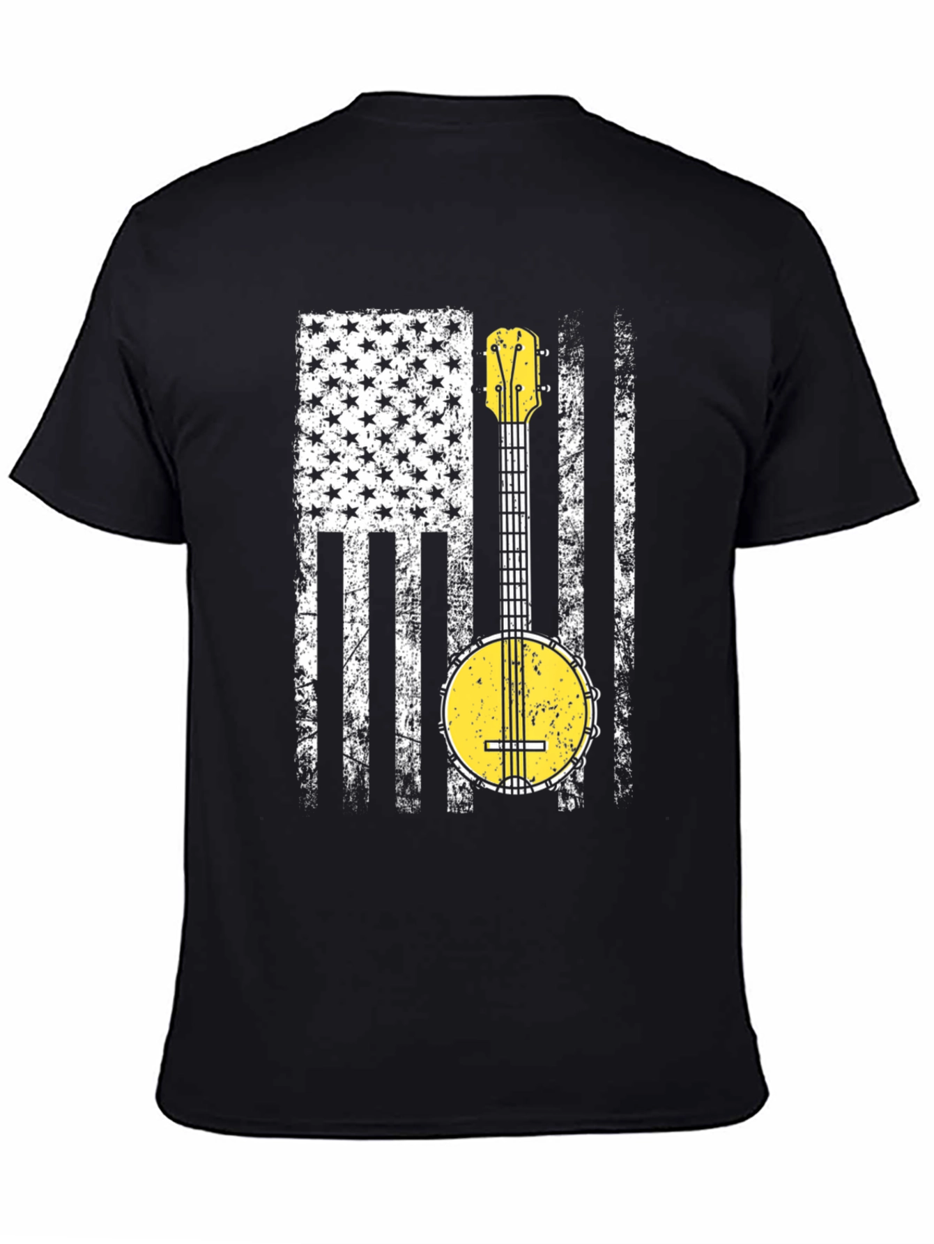 Banjo USA Flag T-Shirt