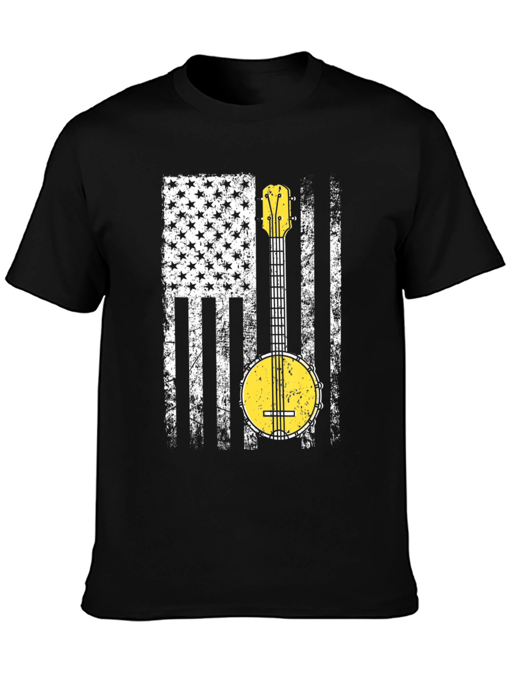 Banjo USA Flag T-Shirt