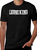 Reliable Statement Graphic Tee - Black