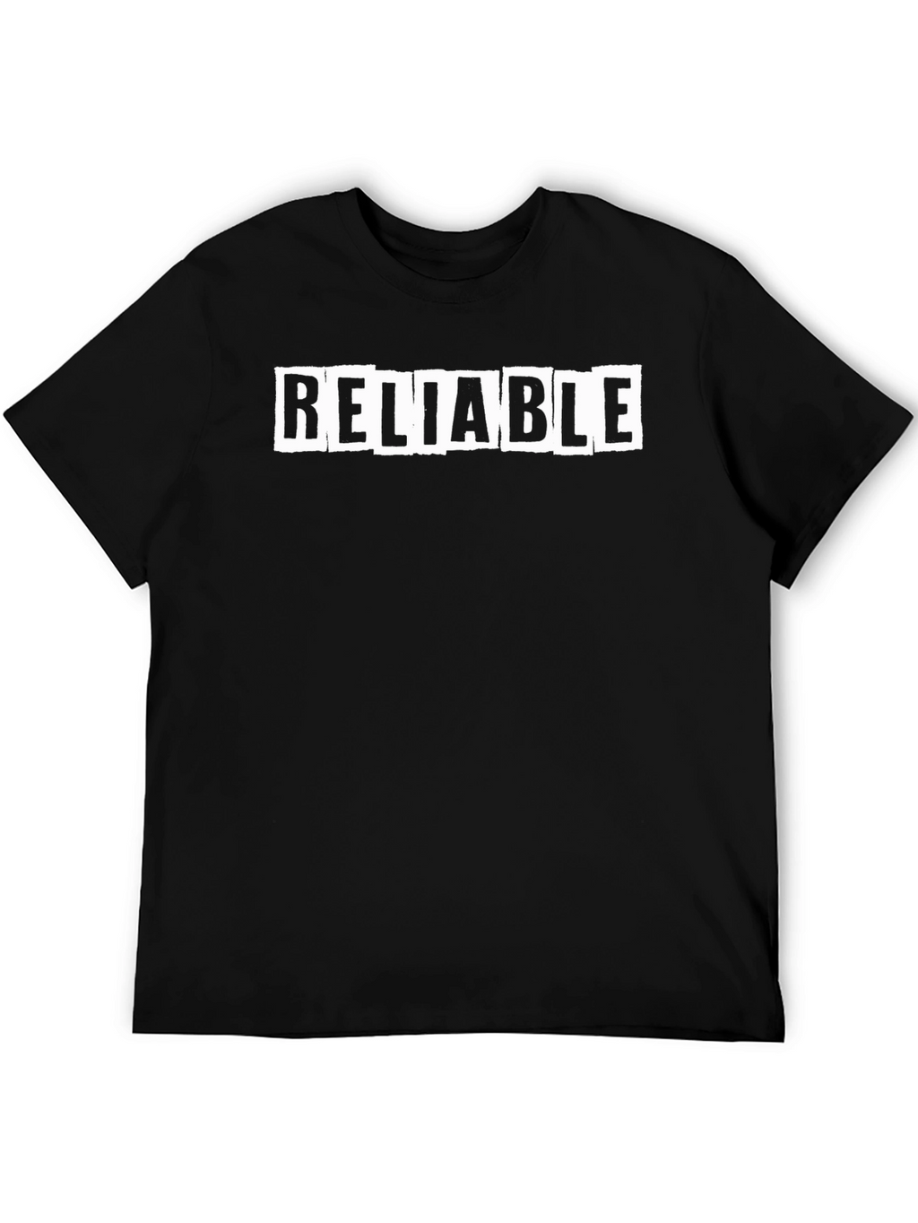 Reliable Statement Graphic Tee - Black