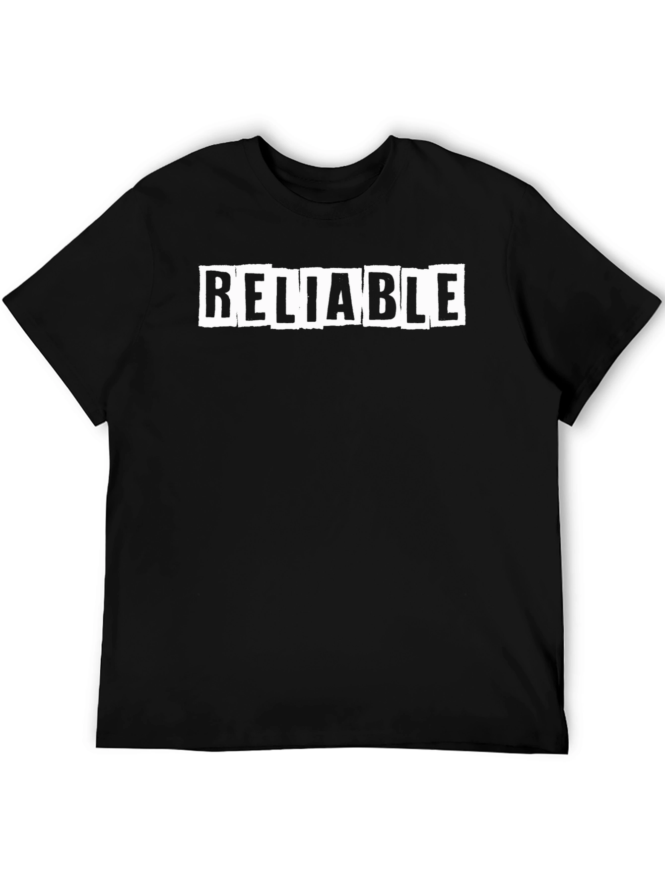 Reliable Statement Graphic Tee - Black