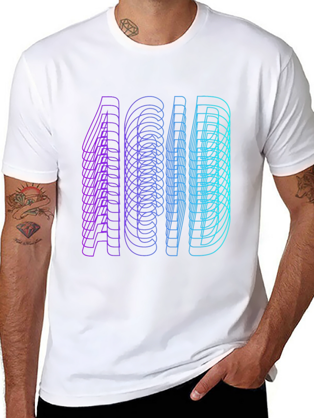 ACID Graphic Tee - Black T-Shirt