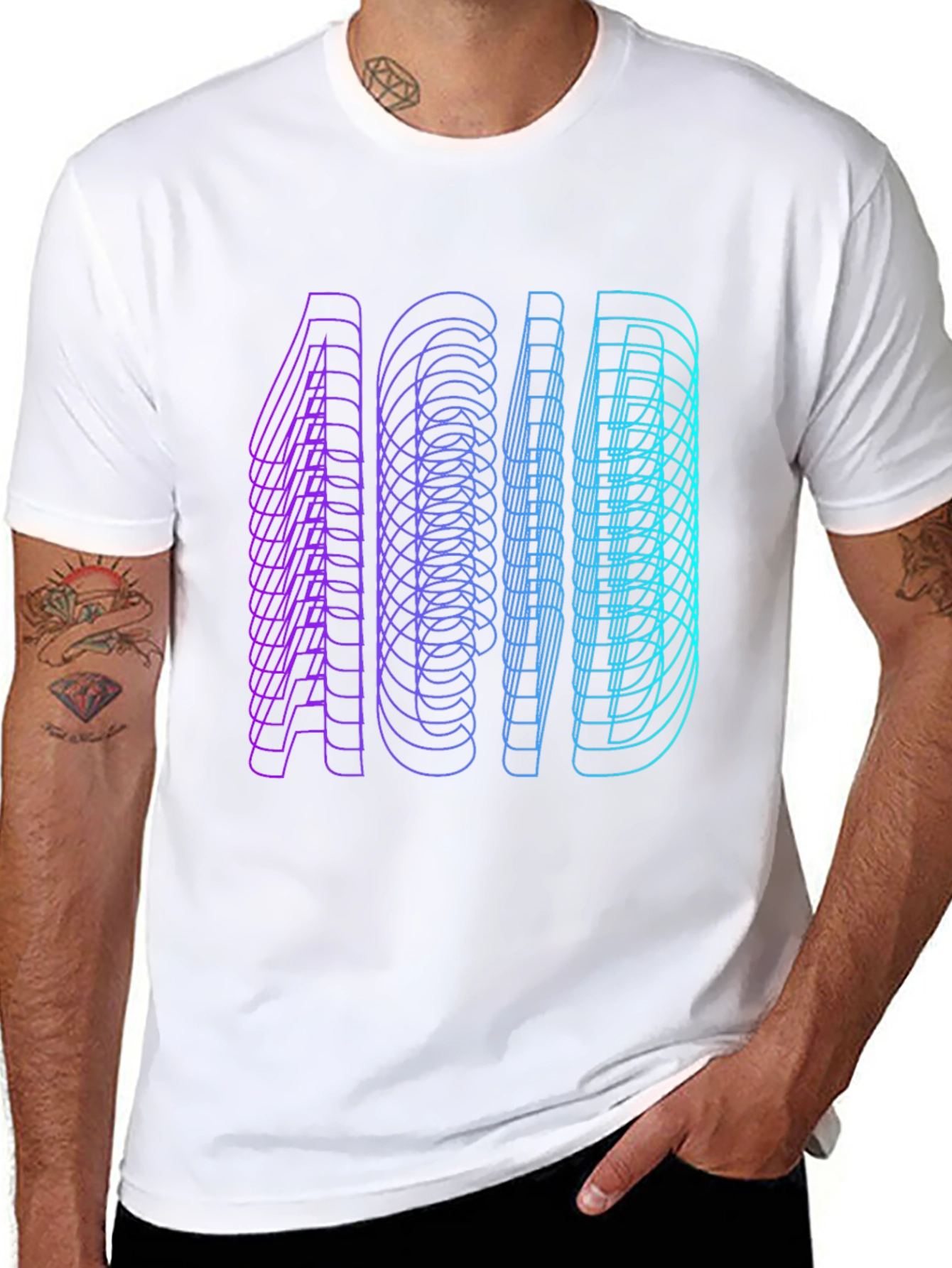 ACID Graphic Tee - Black T-Shirt