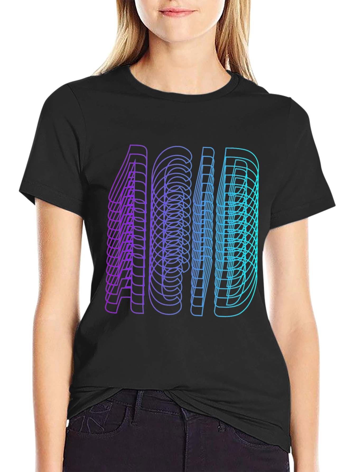 ACID Graphic Tee - Black T-Shirt