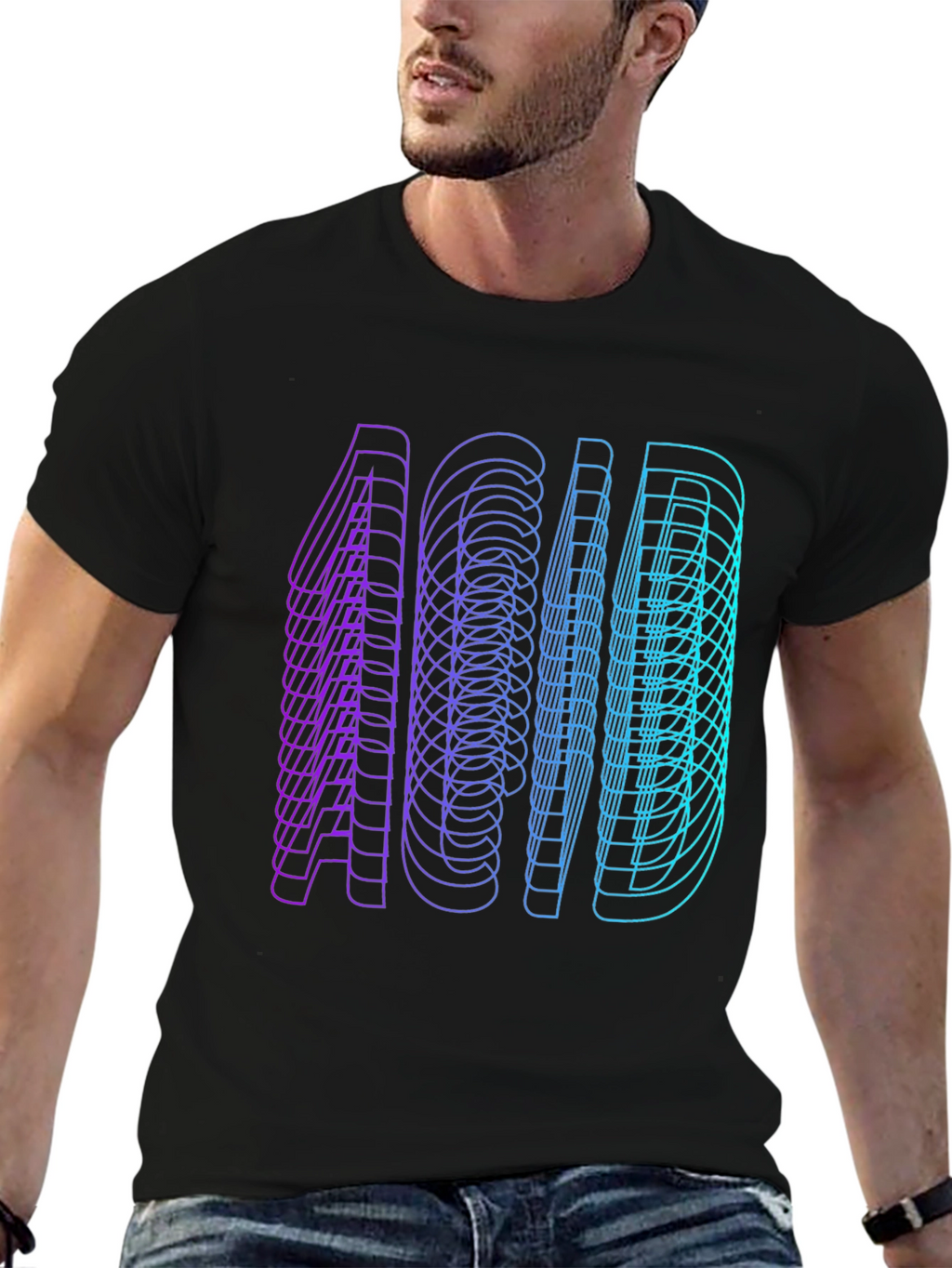 ACID Graphic Tee - Black T-Shirt
