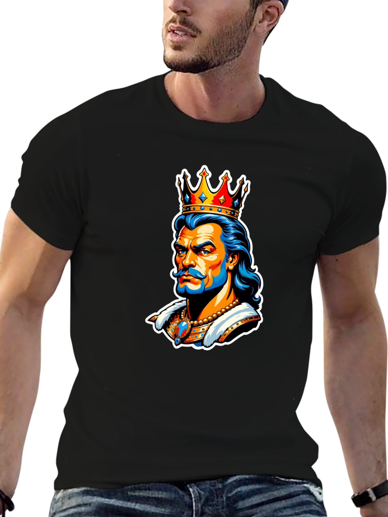 King Cartoon Graphic T-Shirt