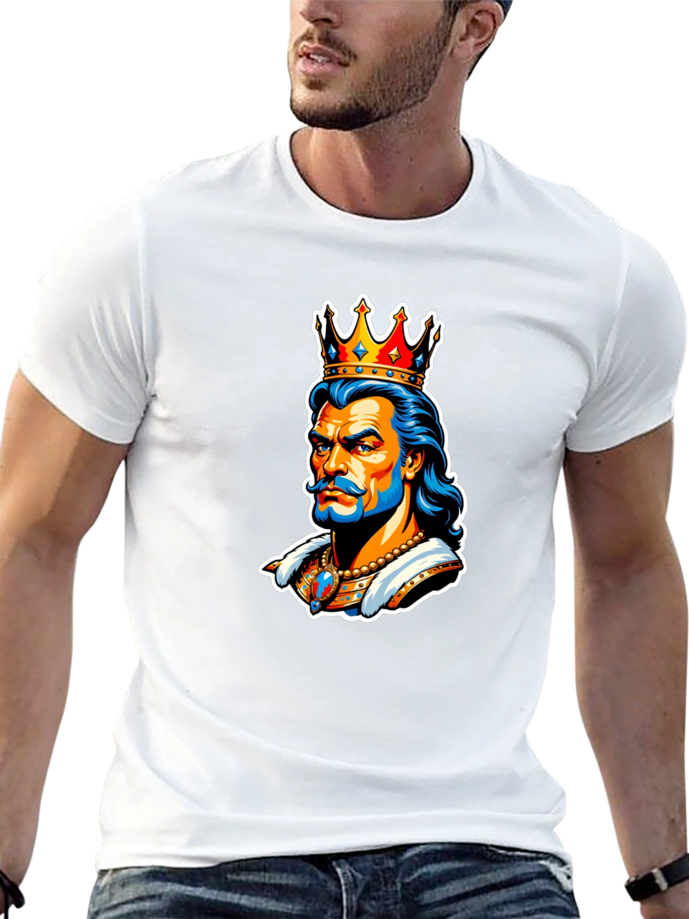 King Cartoon Graphic T-Shirt