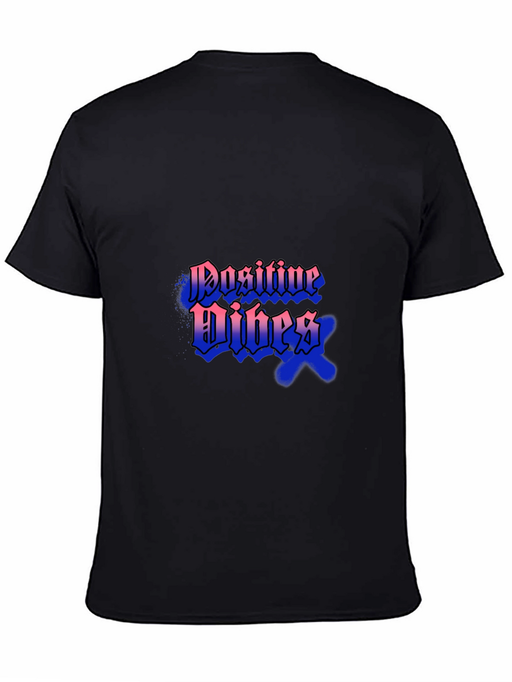 Positive Vibes Black T-Shirt