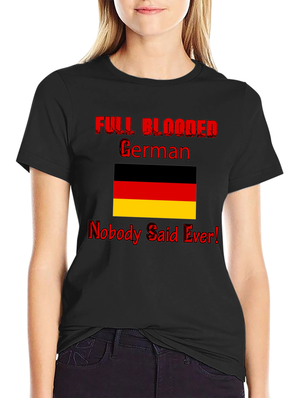 Funny Full Blooded German Graphic Tee