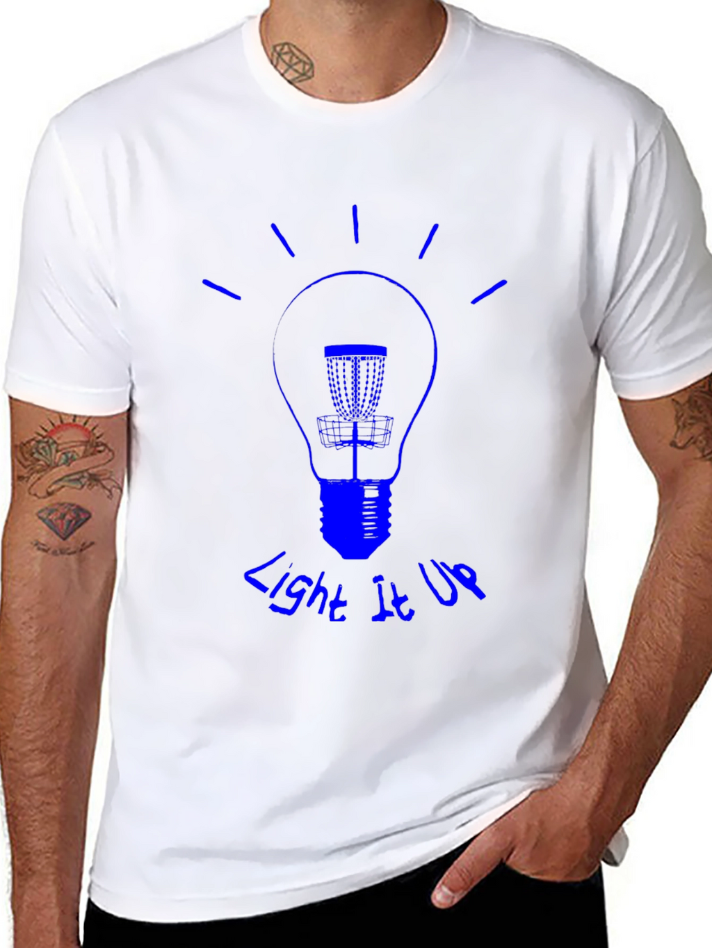 Light It Up Disc Golf T-Shirt