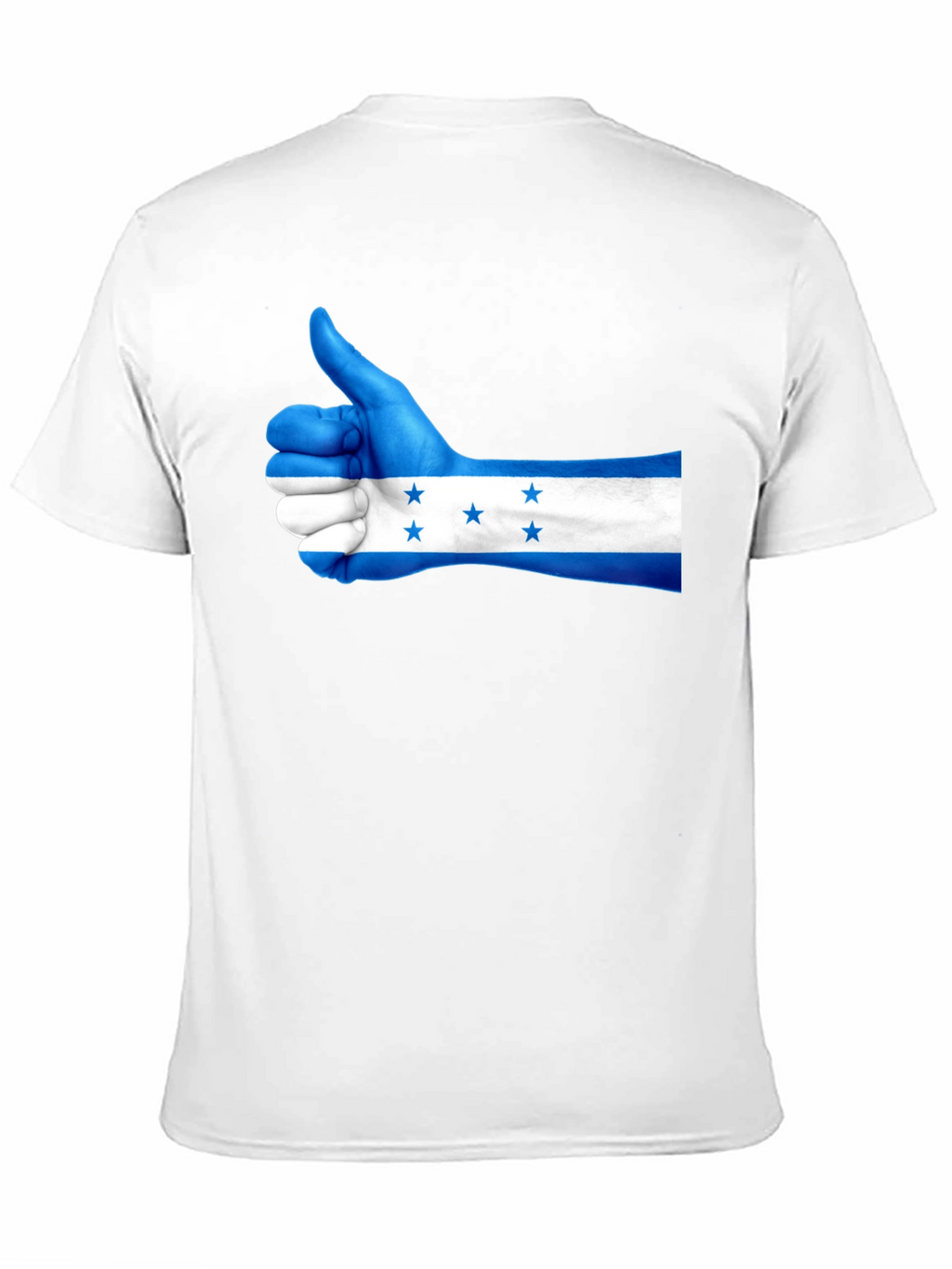Honduras Flag Thumbs Up Graphic Tee - Black