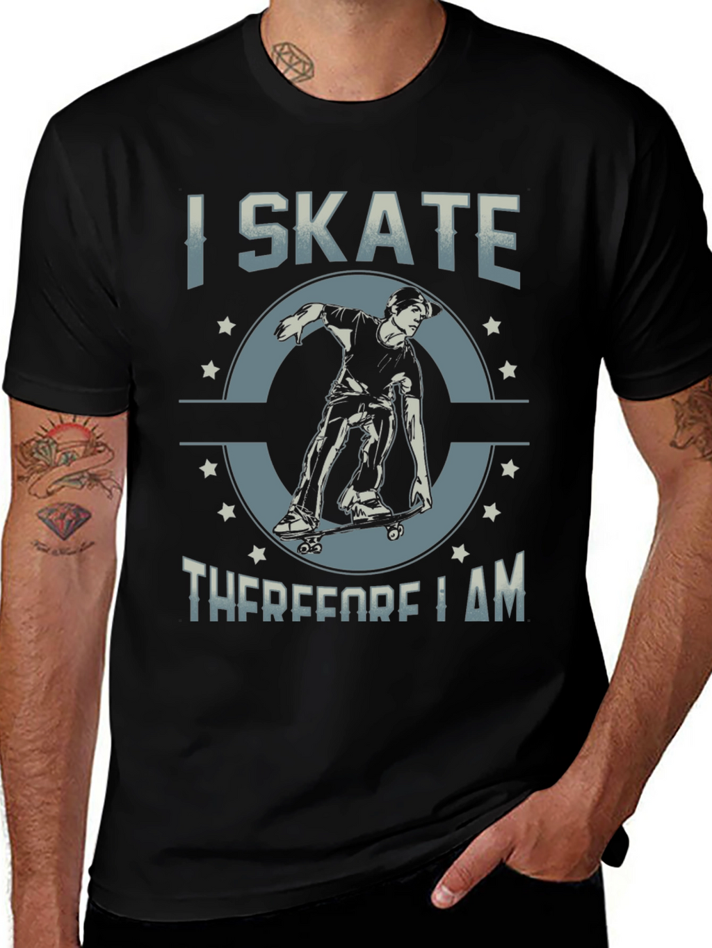 I Skate Therefore I Am T-Shirt