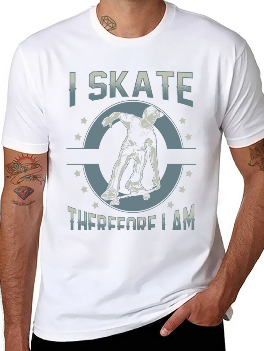 I Skate Therefore I Am T-Shirt