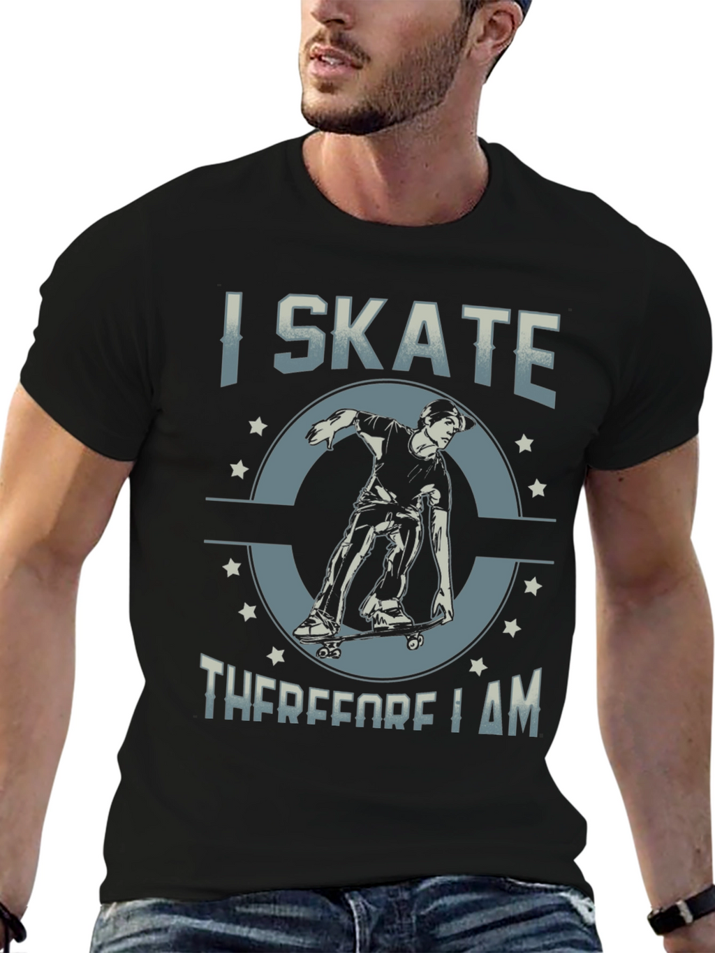 I Skate Therefore I Am T-Shirt
