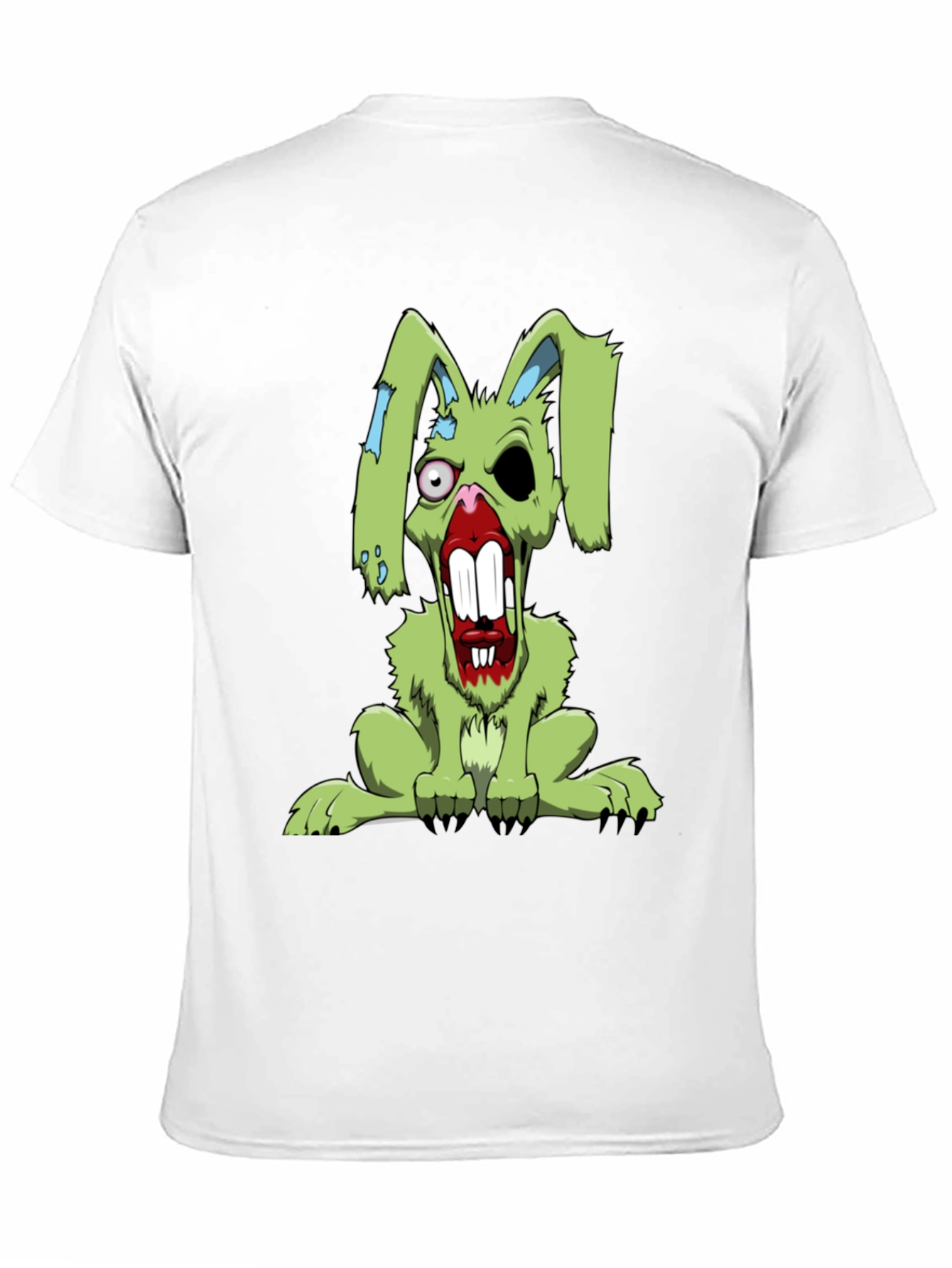 Zombie Rabbit T-Shirt - Scary Bunny Graphic Tee