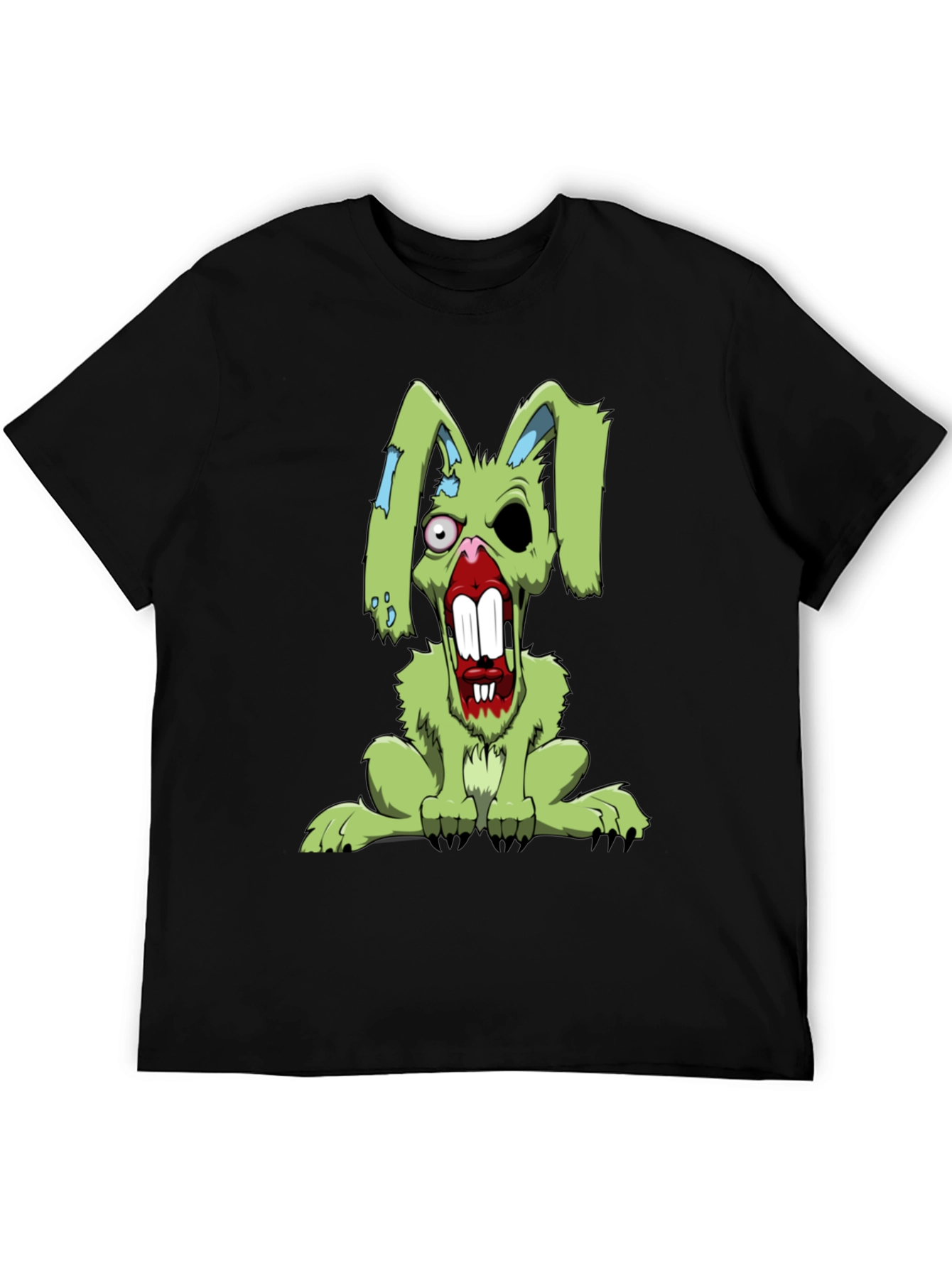 Zombie Rabbit T-Shirt - Scary Bunny Graphic Tee