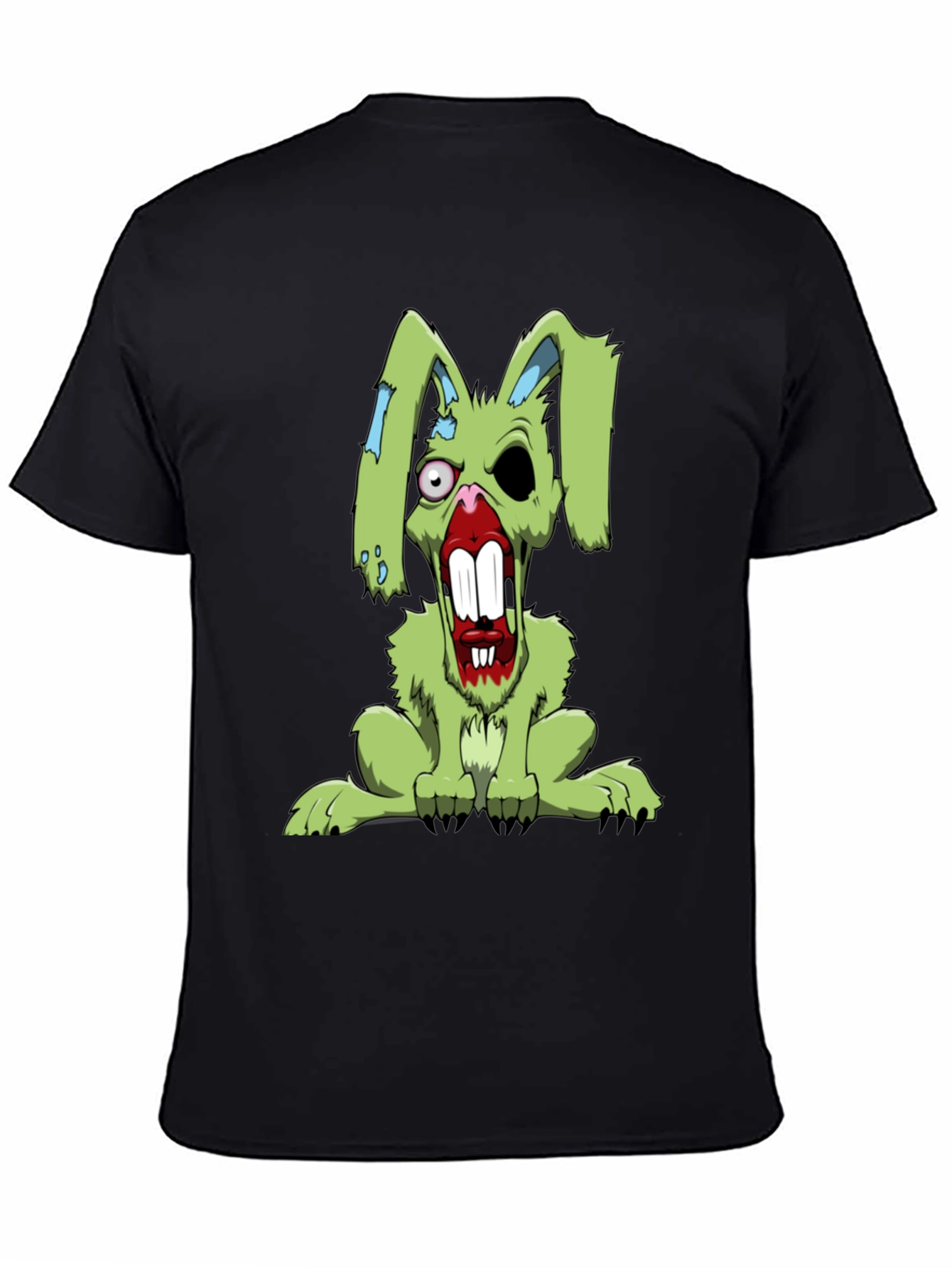 Zombie Rabbit T-Shirt - Scary Bunny Graphic Tee