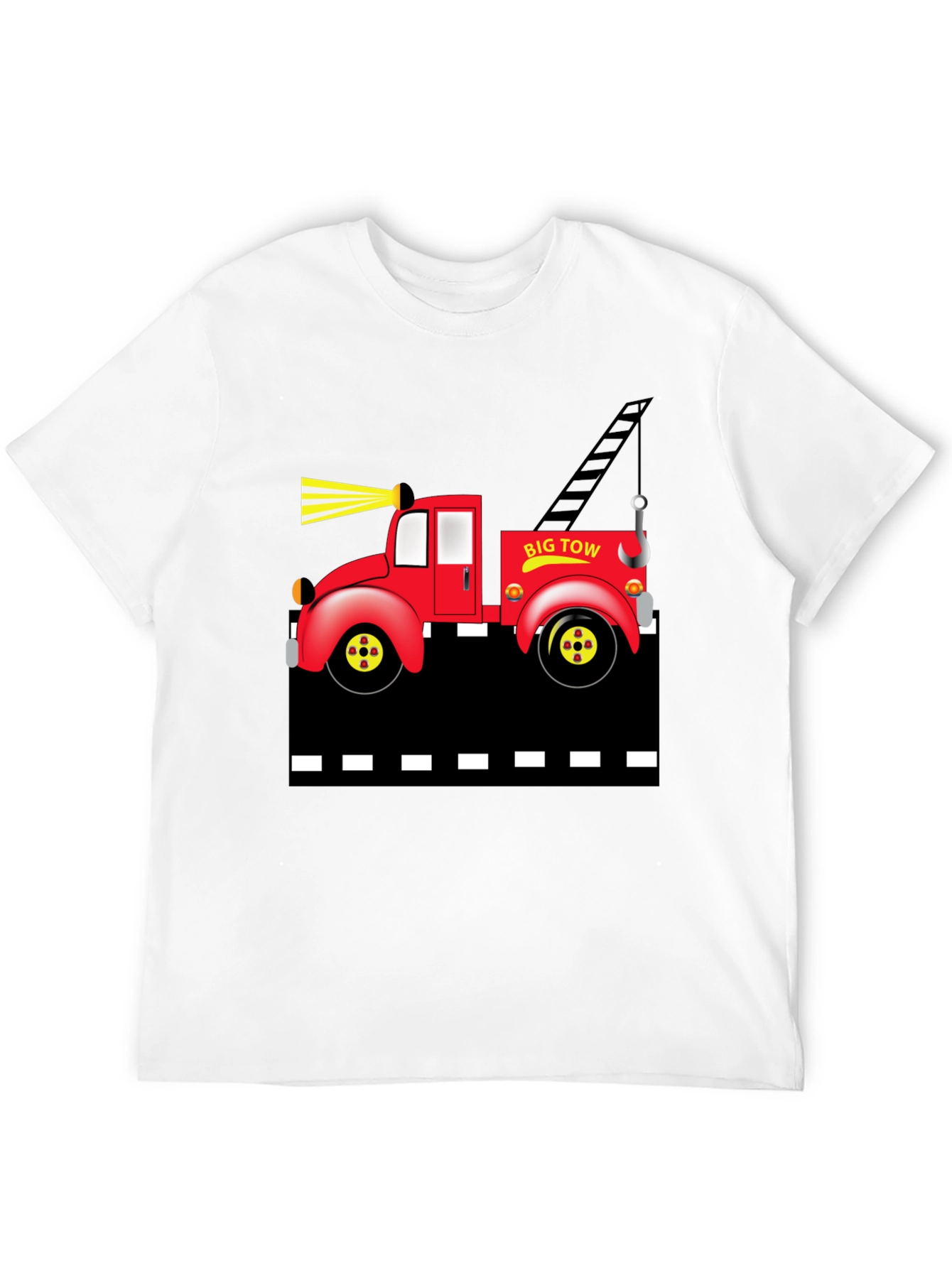 Big Tow Truck Graphic T-Shirt