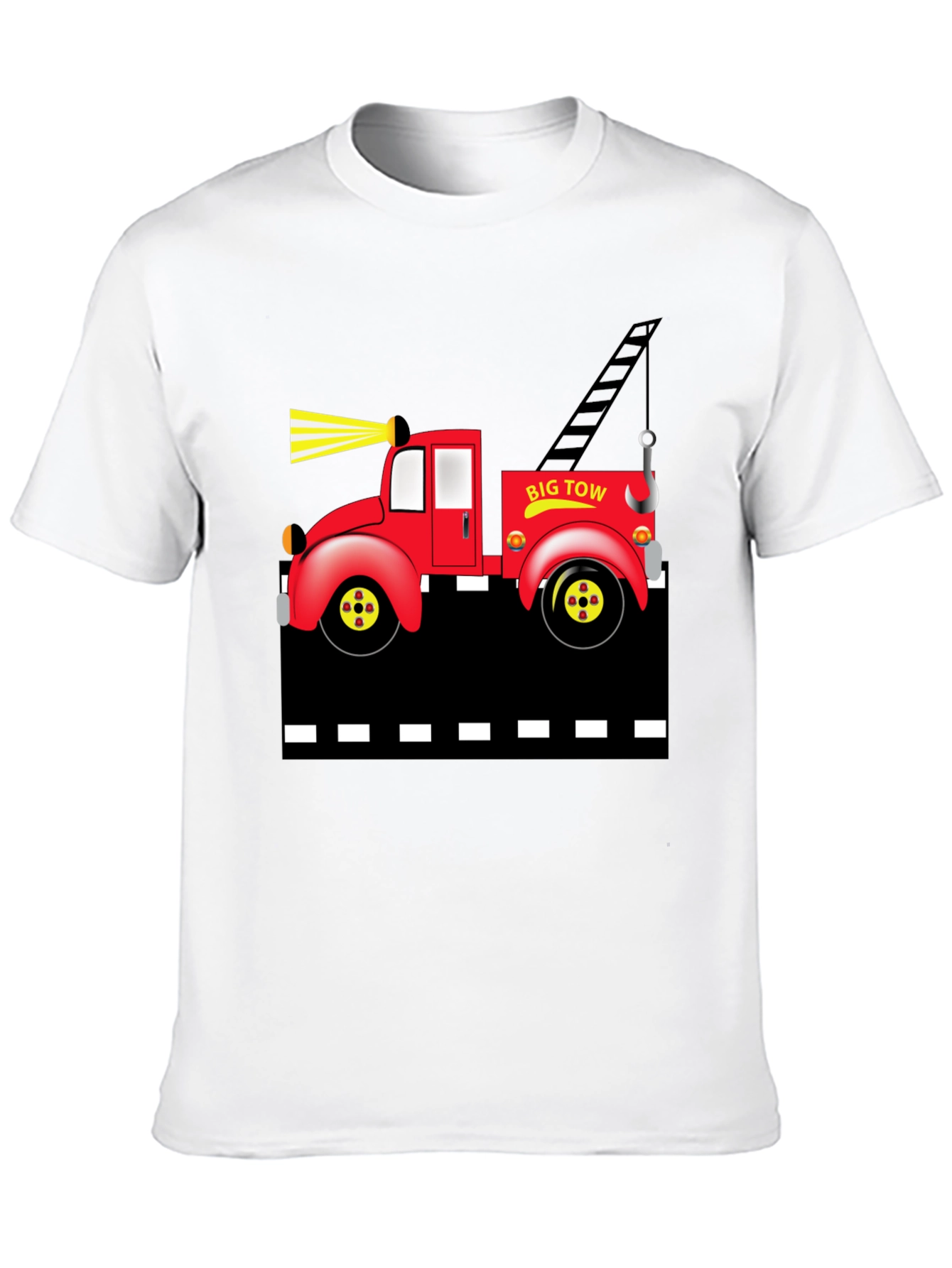 Big Tow Truck Graphic T-Shirt