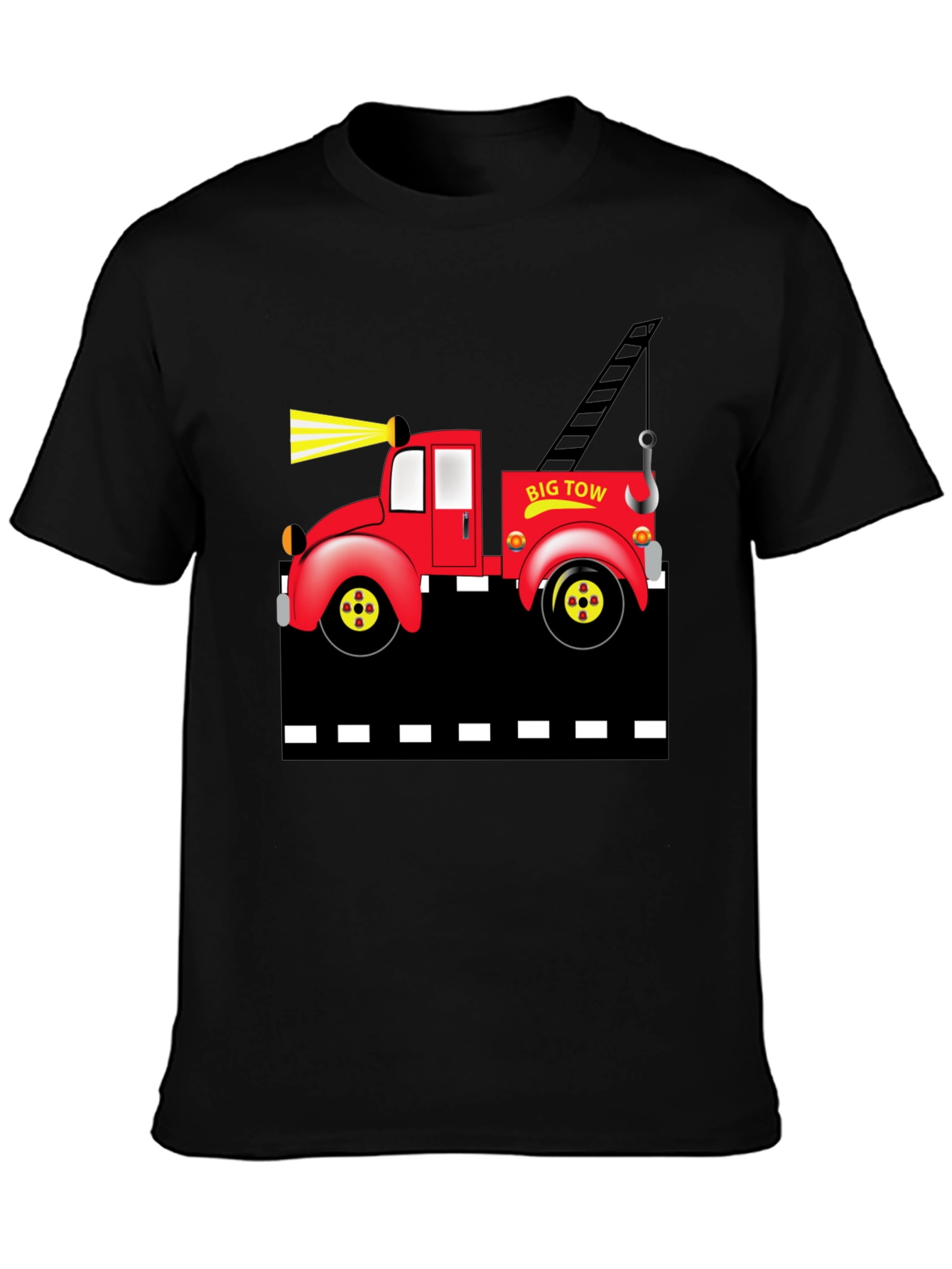 Big Tow Truck Graphic T-Shirt